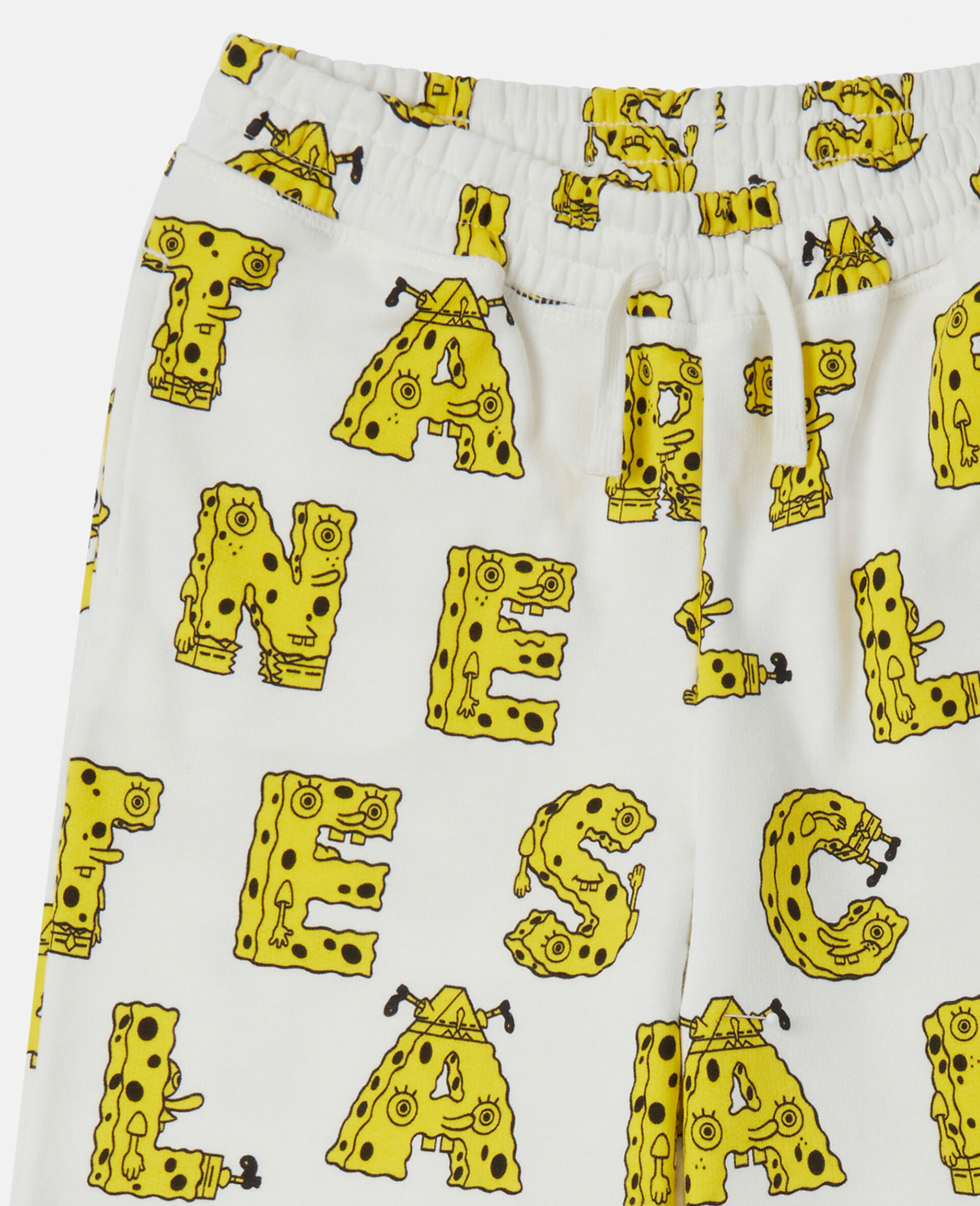 SpongeBob Graphic Sweatpants-Cream-large image number 1