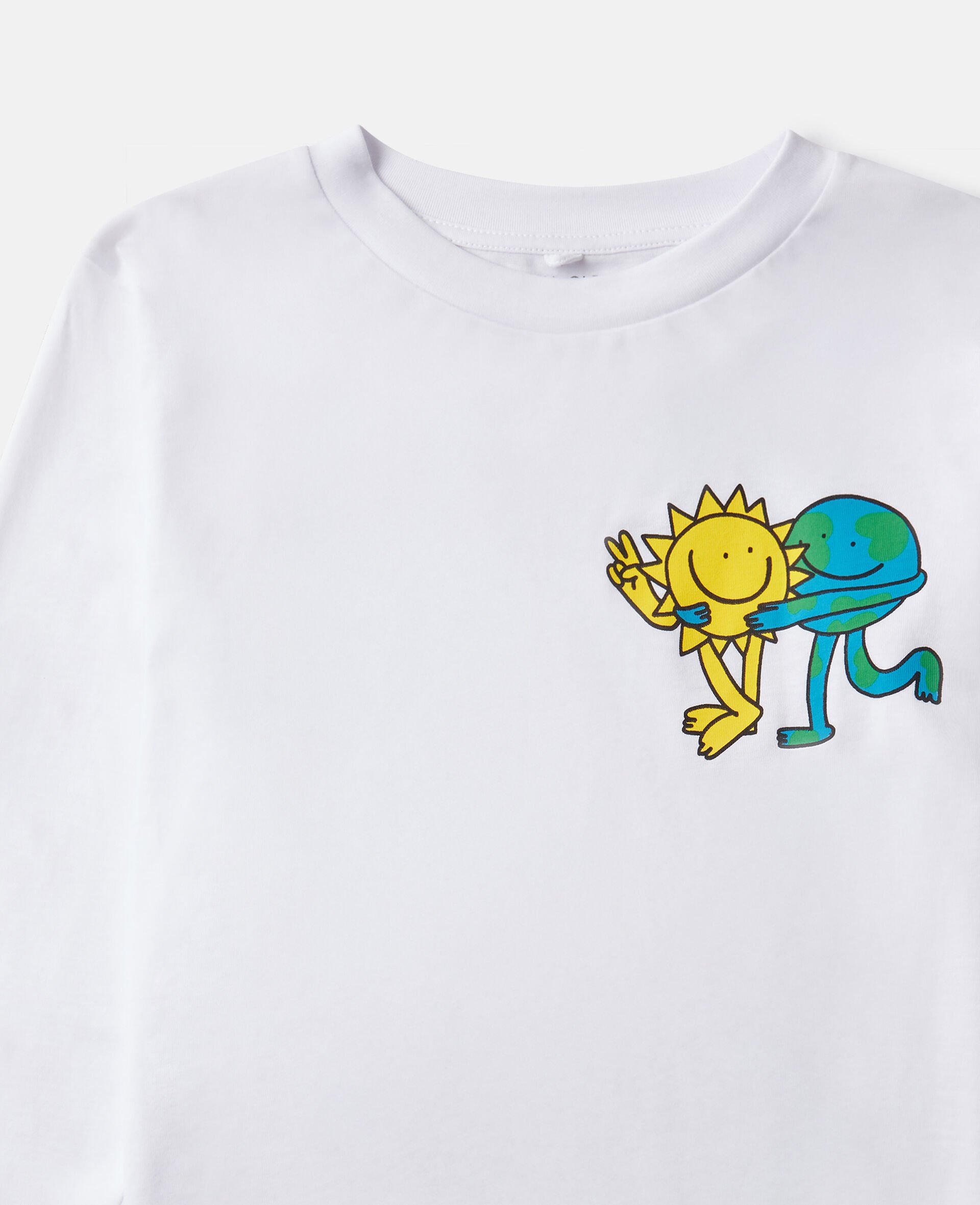 Earth Friends Graphic Long-Sleeve Top-White-medium Earth Friends Graphic Long-Sleeve Top-White-medium