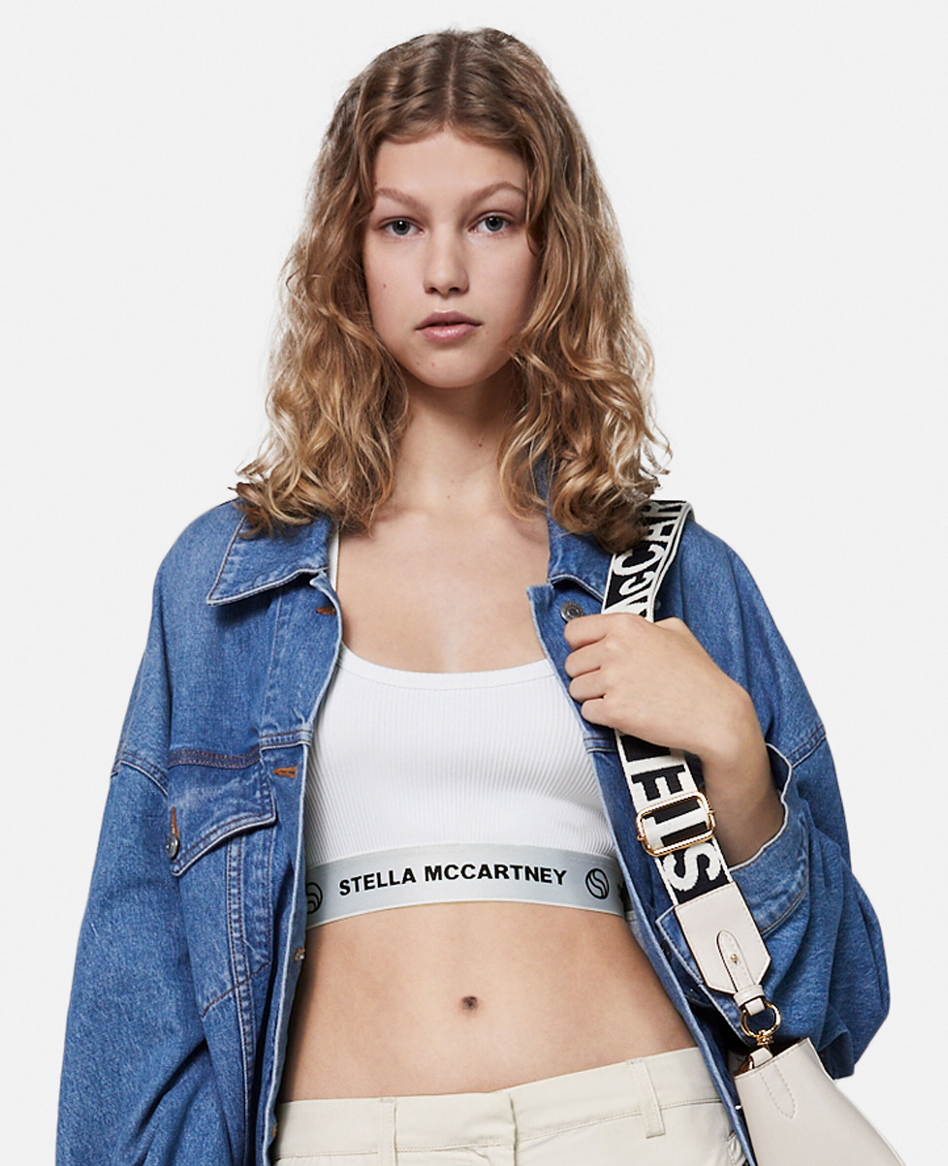 S-Wave Tape Crop Top-Black-large image number 3