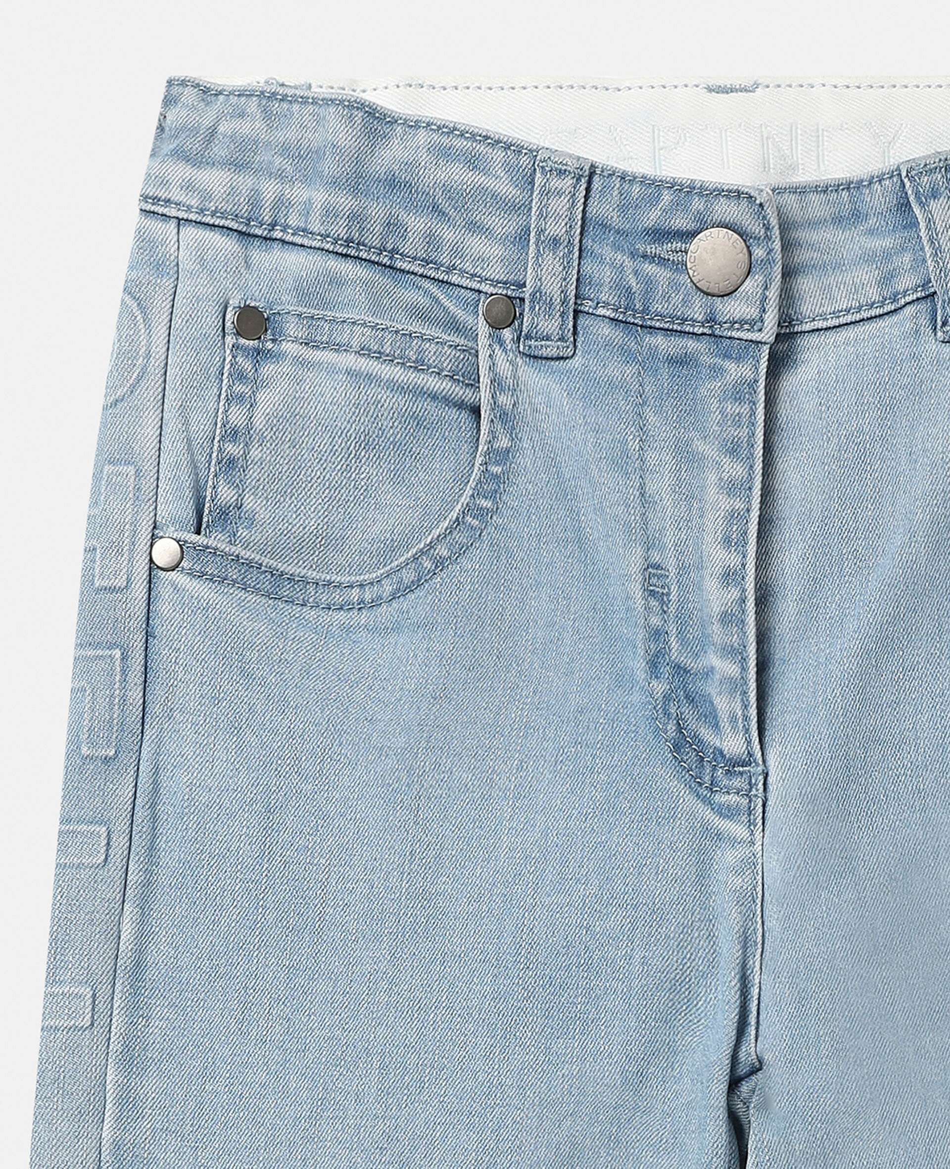 Wide Leg Jeans-Blue-large image number 3
