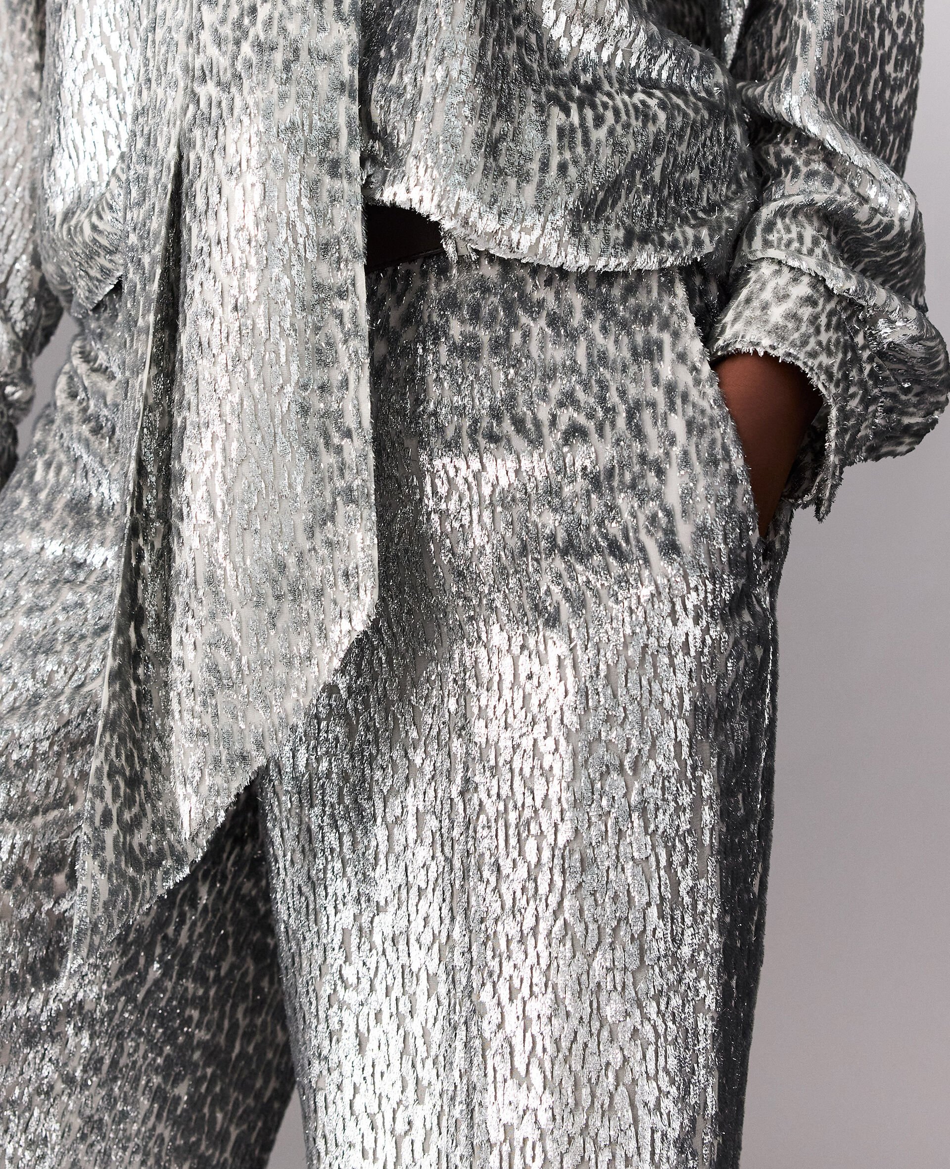 Fil Coupe Trousers-Silver-large image number 2