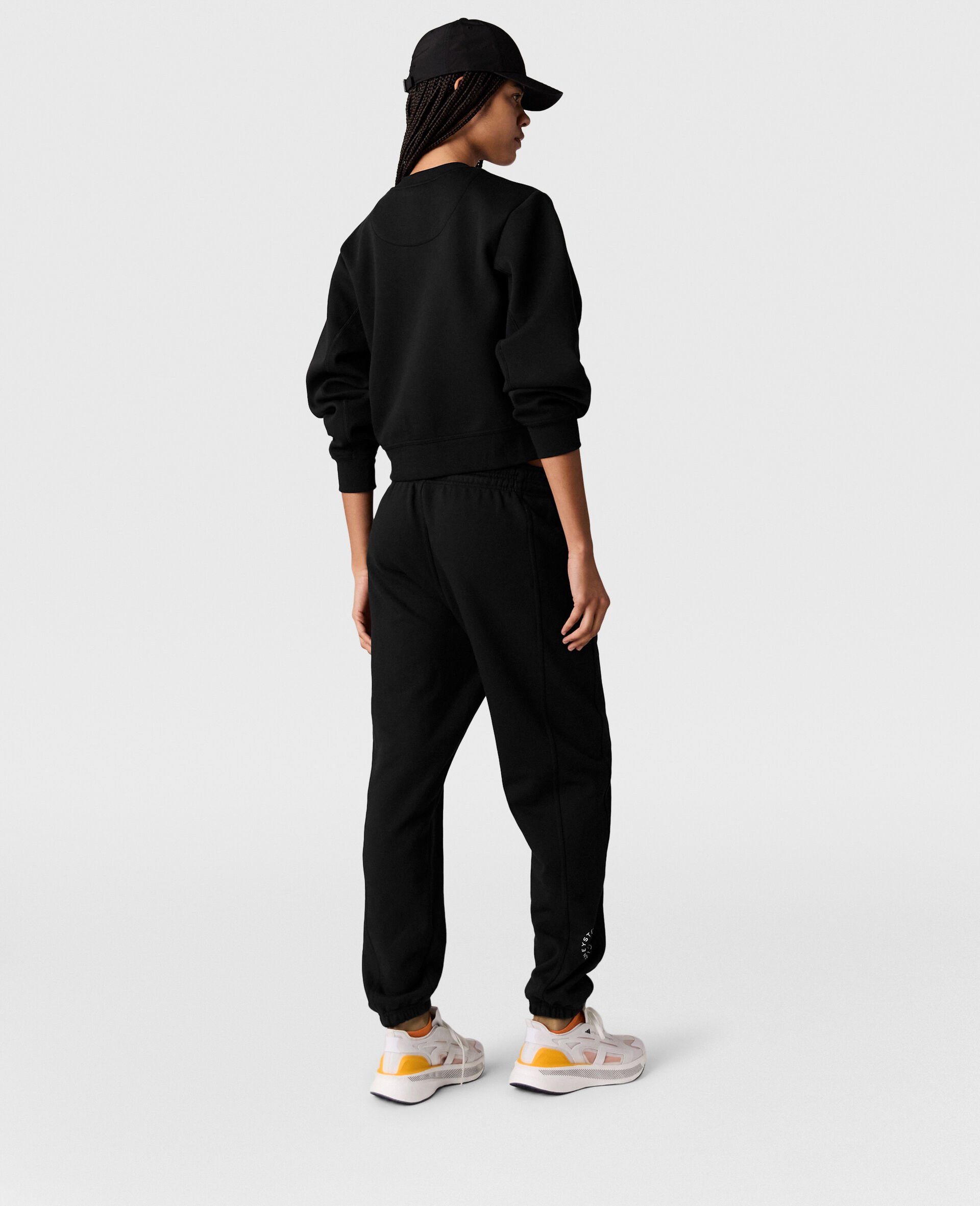 TrueCasuals Basic  Joggers-Black-large TrueCasuals Basic  Joggers-Black-large image number 3