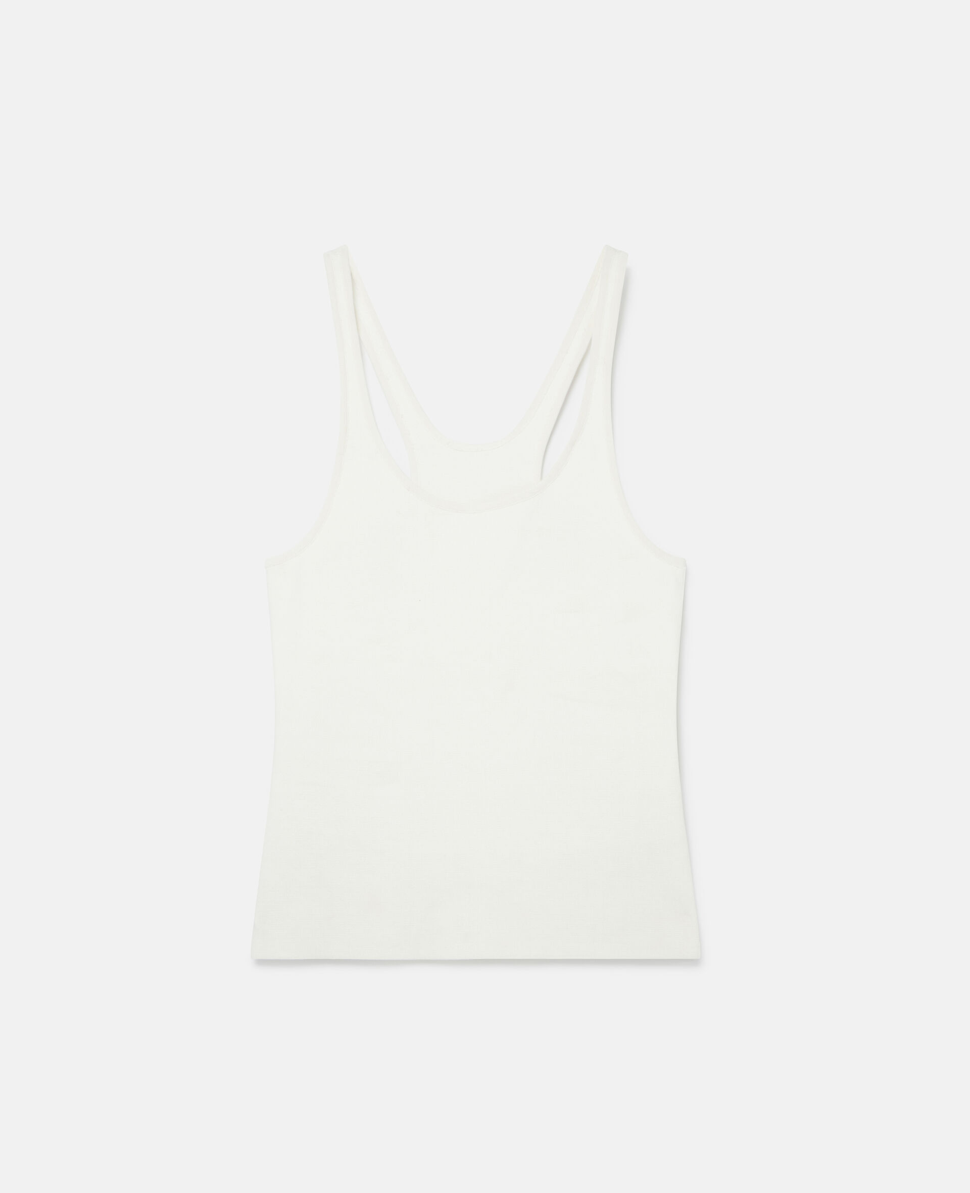 Compact Knit Bodysuit-White-large image number 0