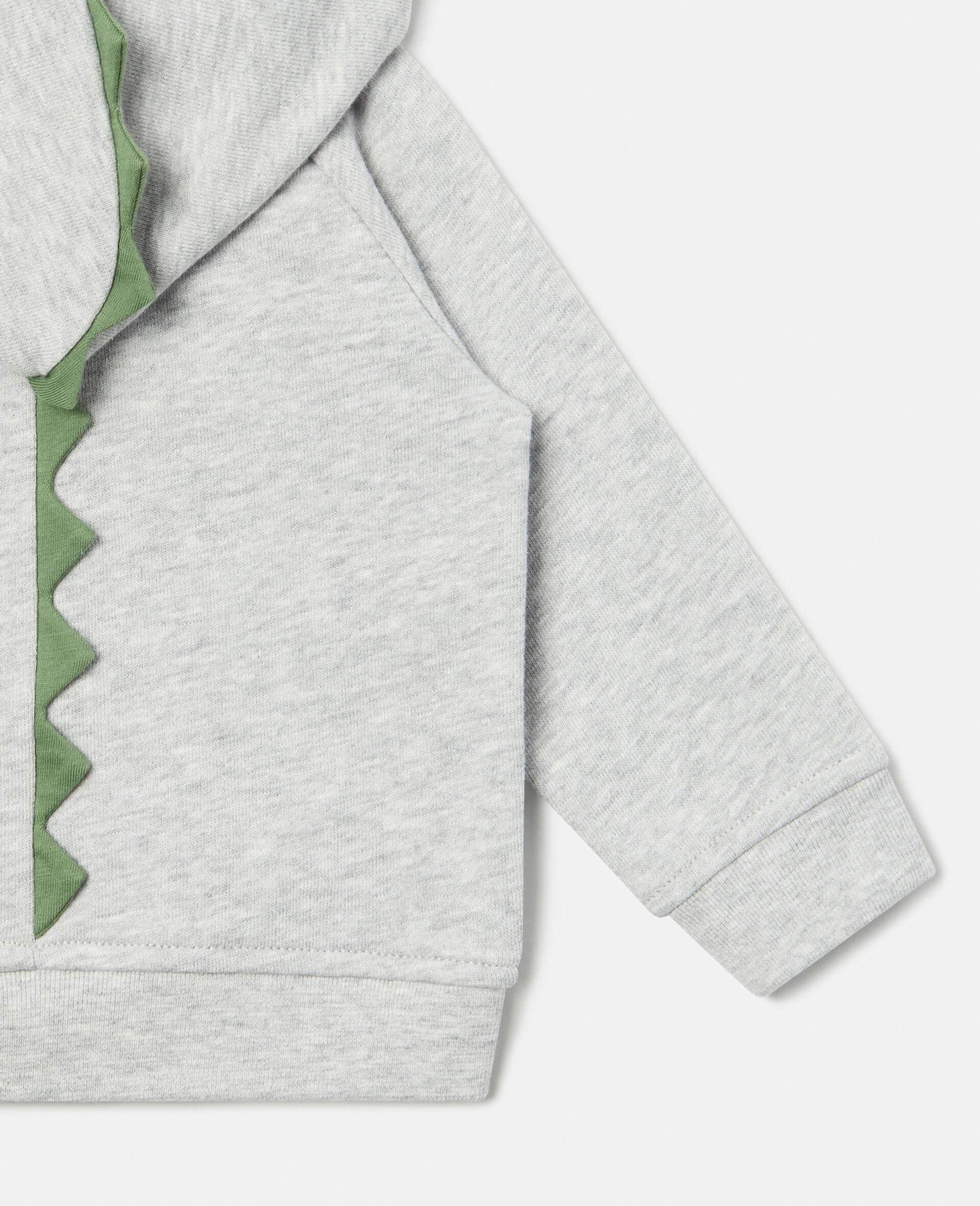 Gecko Spike Zip Hoodie-Grey-large image number 3