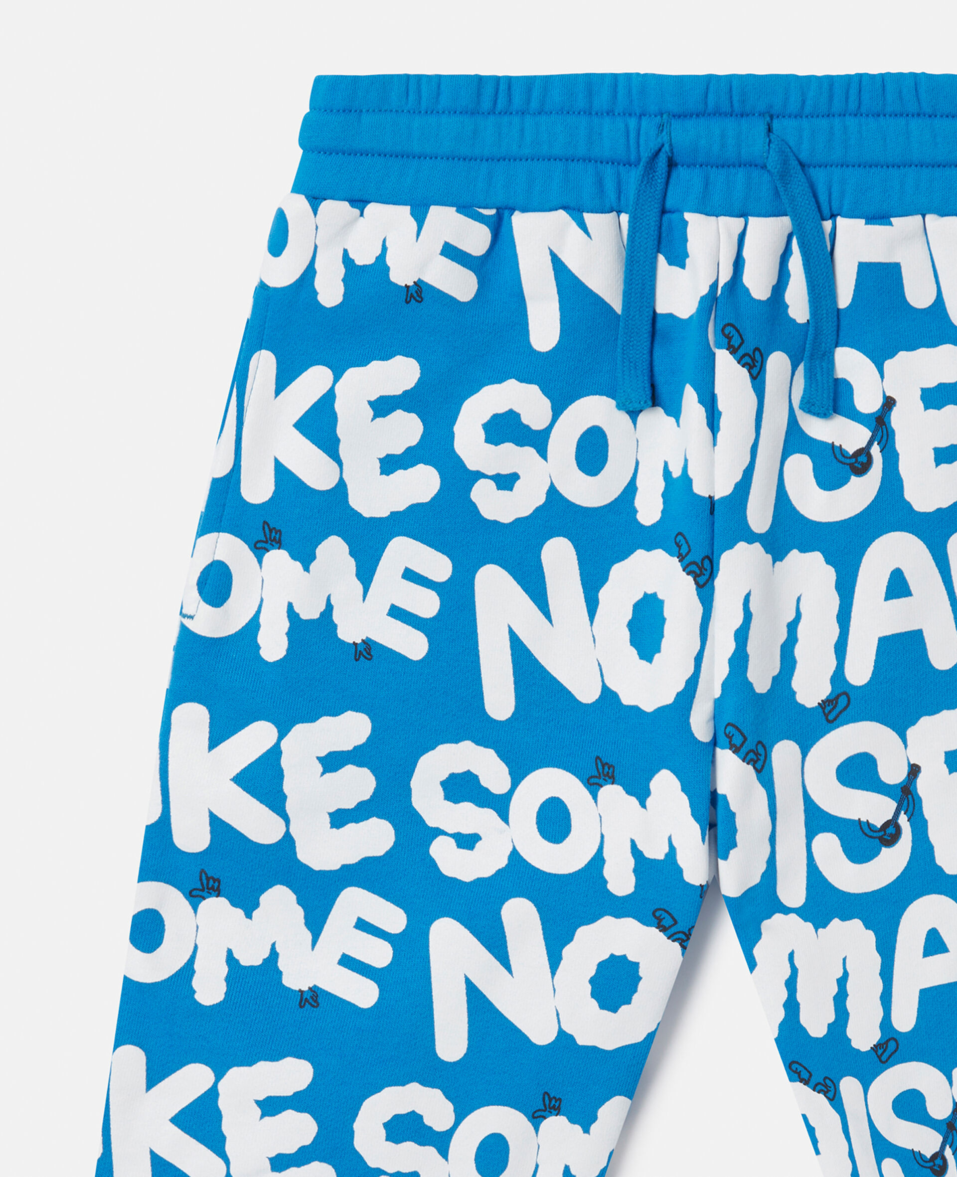 'Make Some Noise' Sweat Shorts-Multicolour-large image number 1