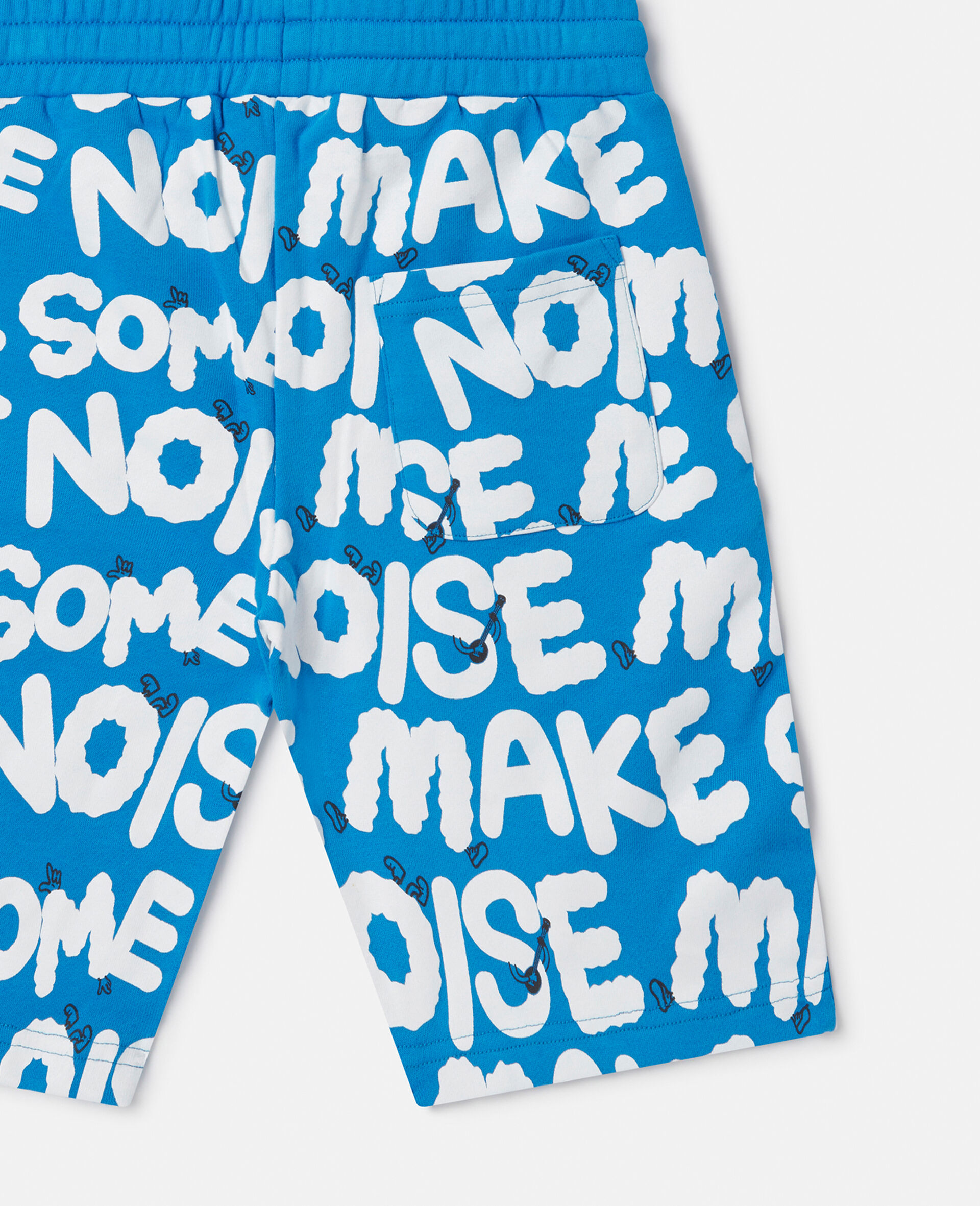 'Make Some Noise' Sweat Shorts-Multicolour-large image number 3