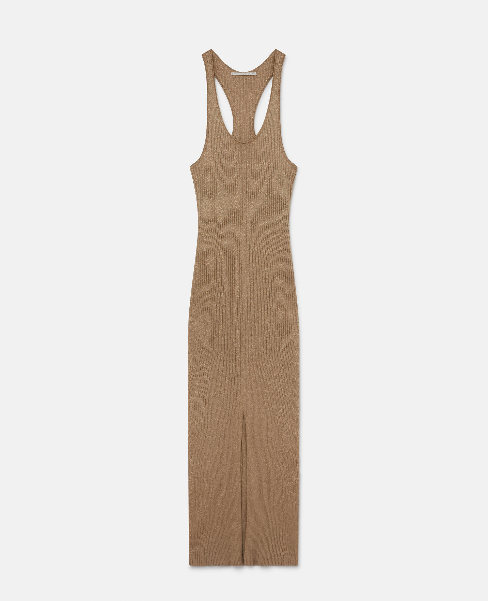 Sparkle Knit Floor-Length Dress-Yellow-large image number 0