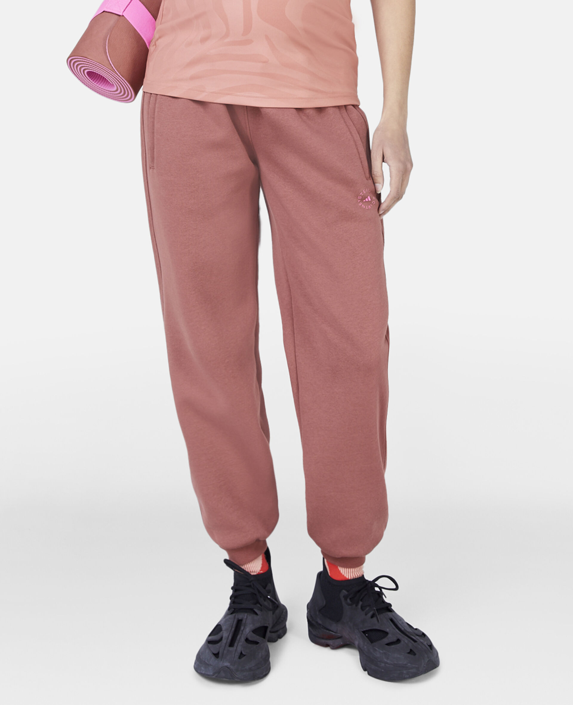 Maternity Over-Bump Joggers-Brown-large image number 3