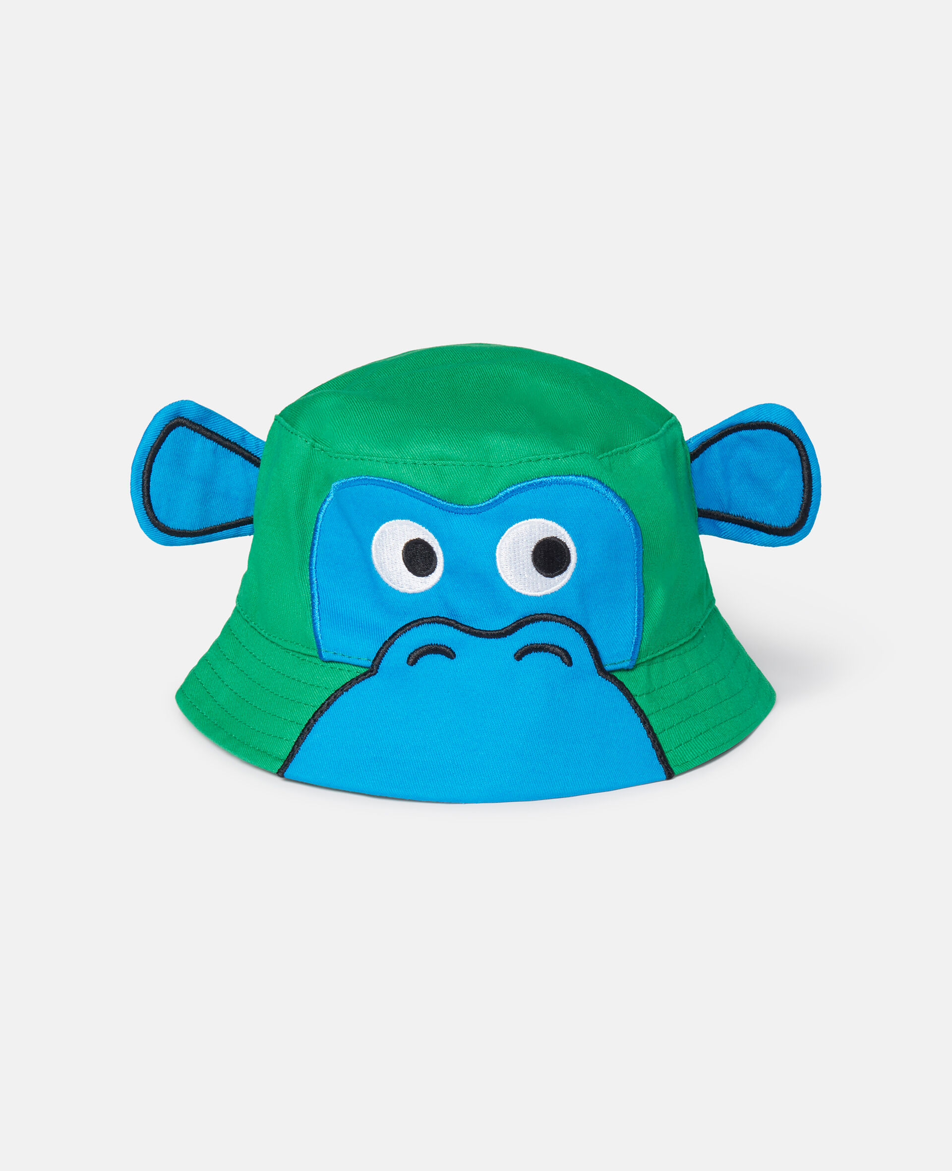 Monkey Face Bucket Hat-Green-large