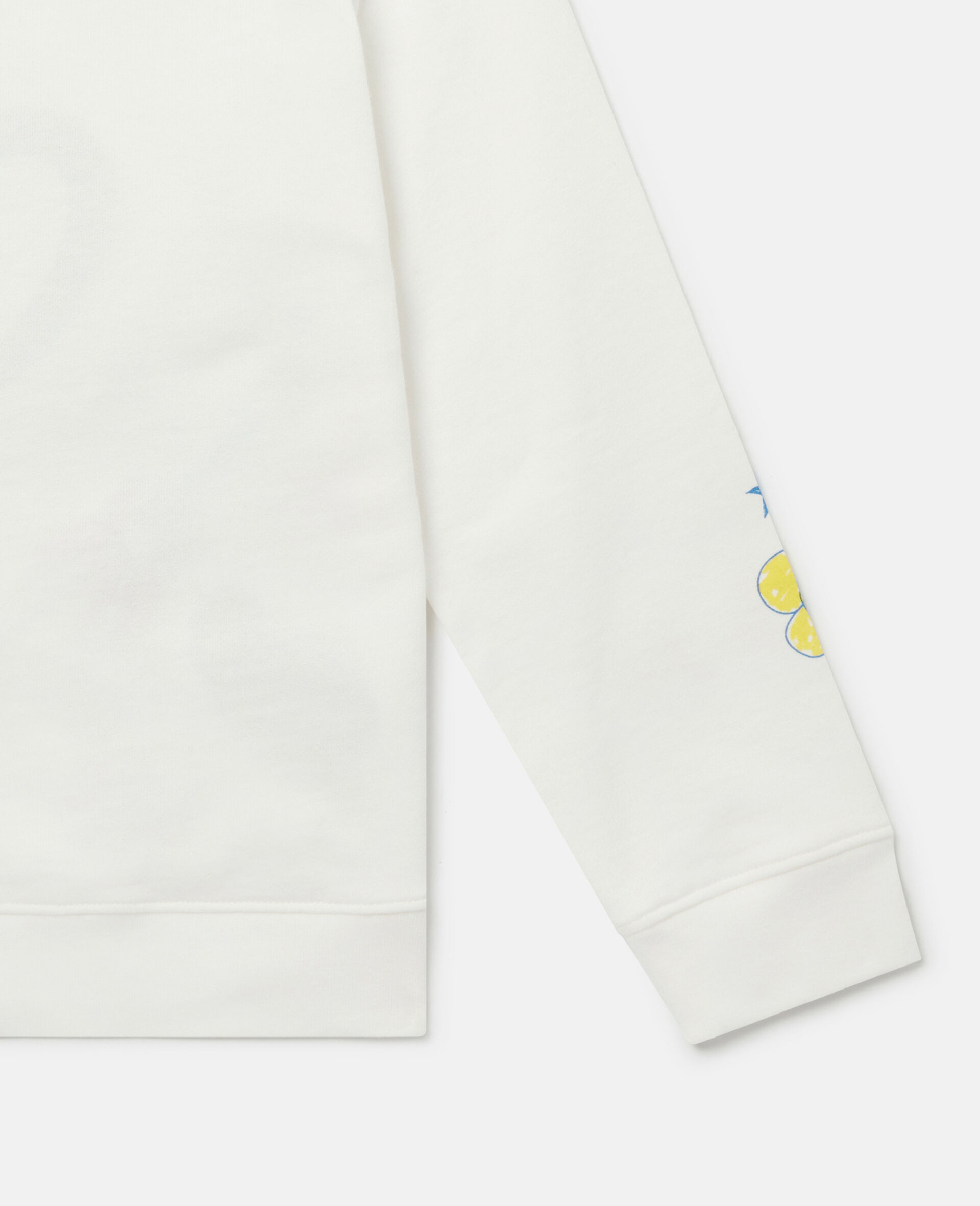 'Love to Dream' Embroidered Longline Sweatshirt-White-large image number 3