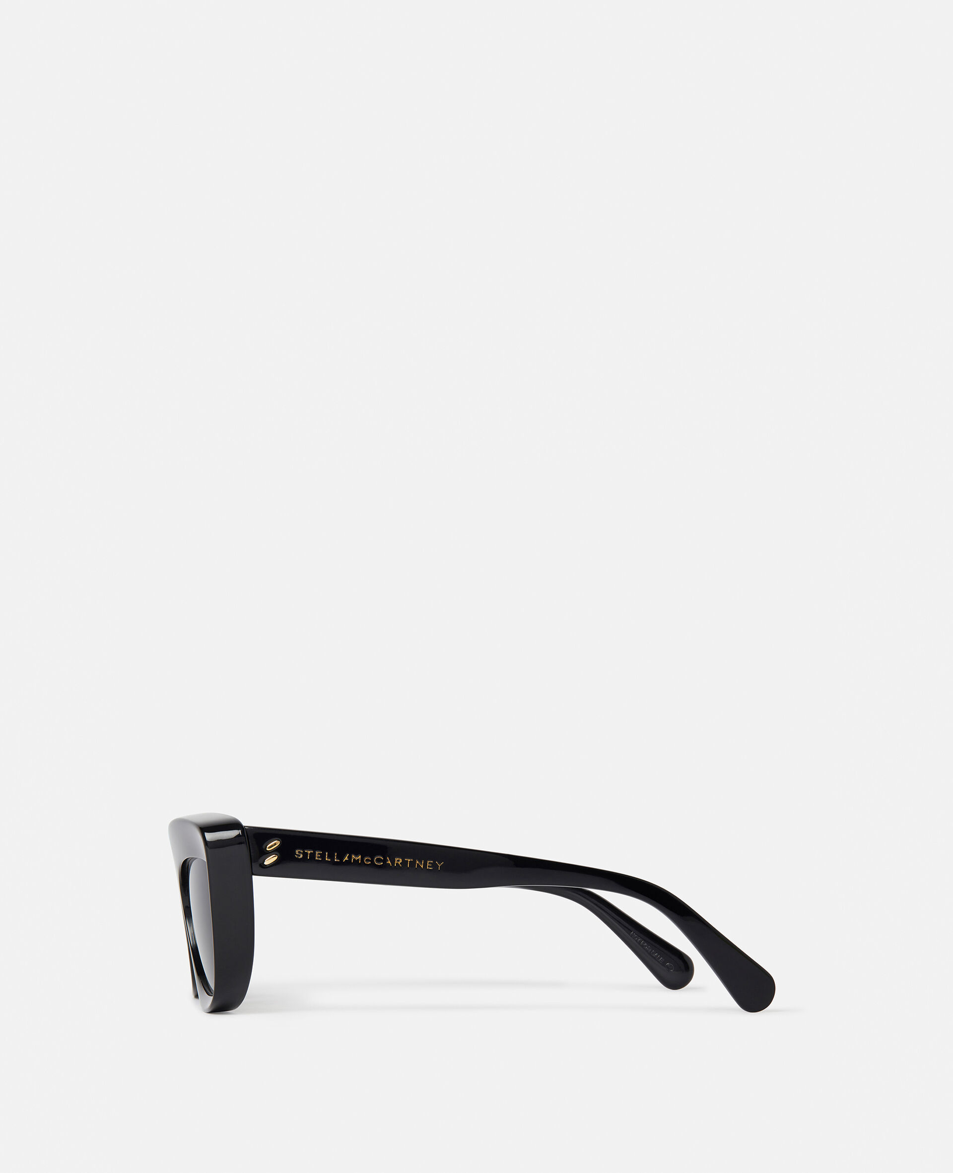 Cat-Eye Sunglasses-Black-large image number 2