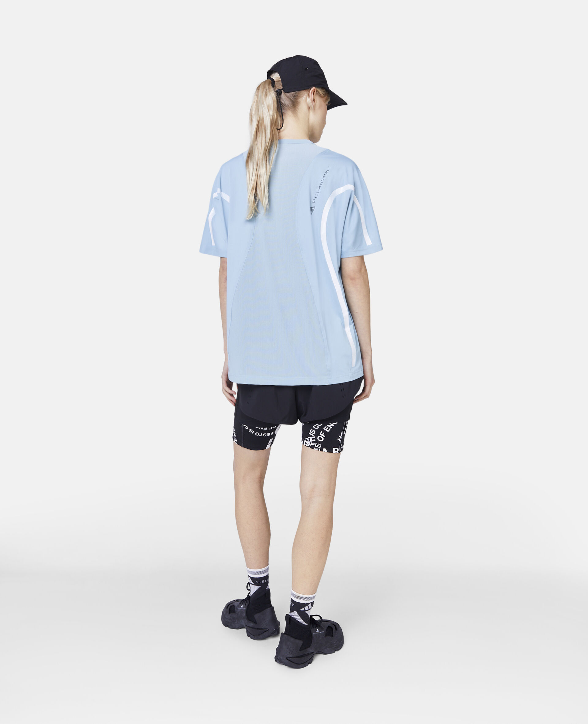 TruePace Loose Fit Running T-Shirt-Grey-large image number 2