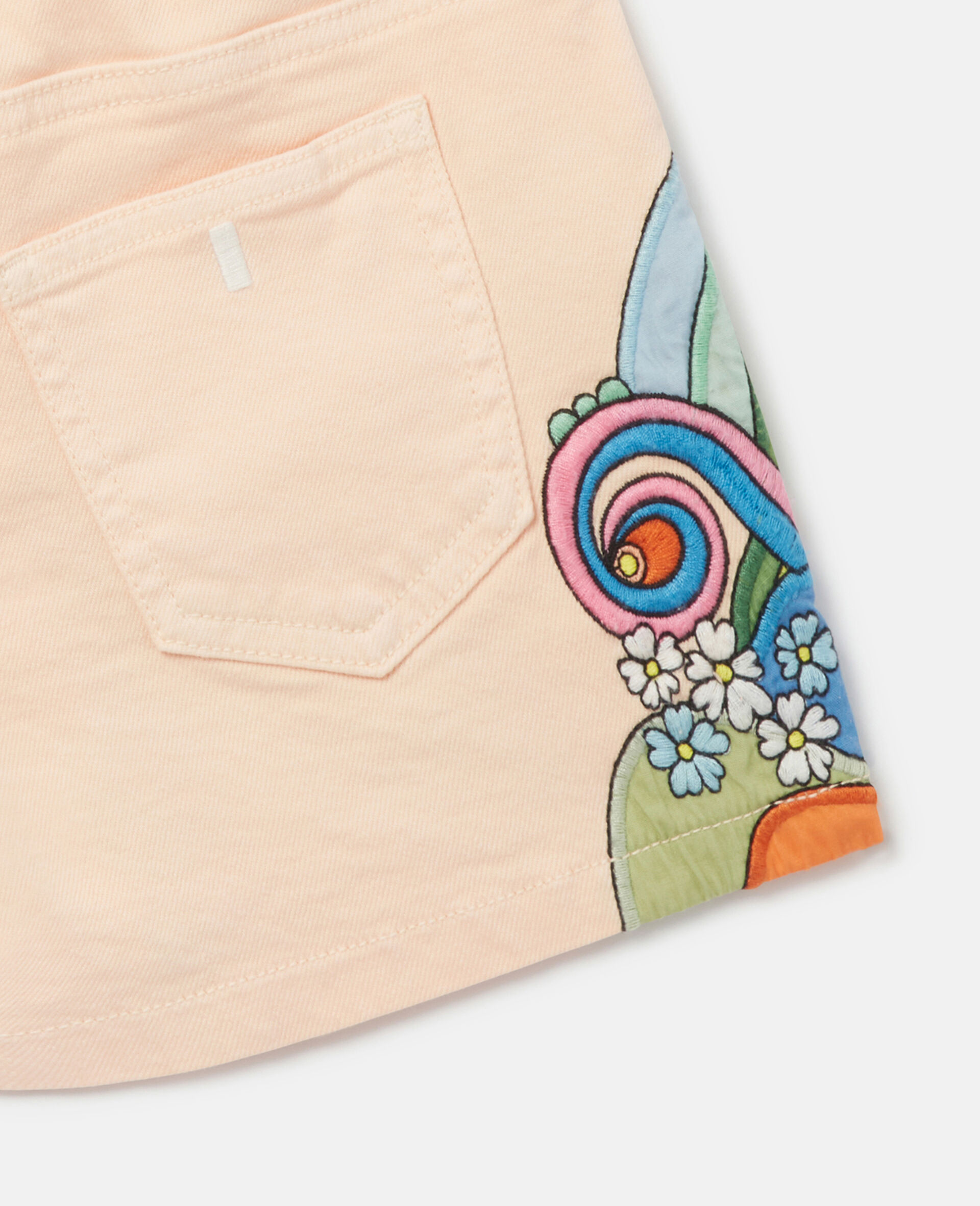 'Love to Dream' Print Shorts-Pink-large image number 3