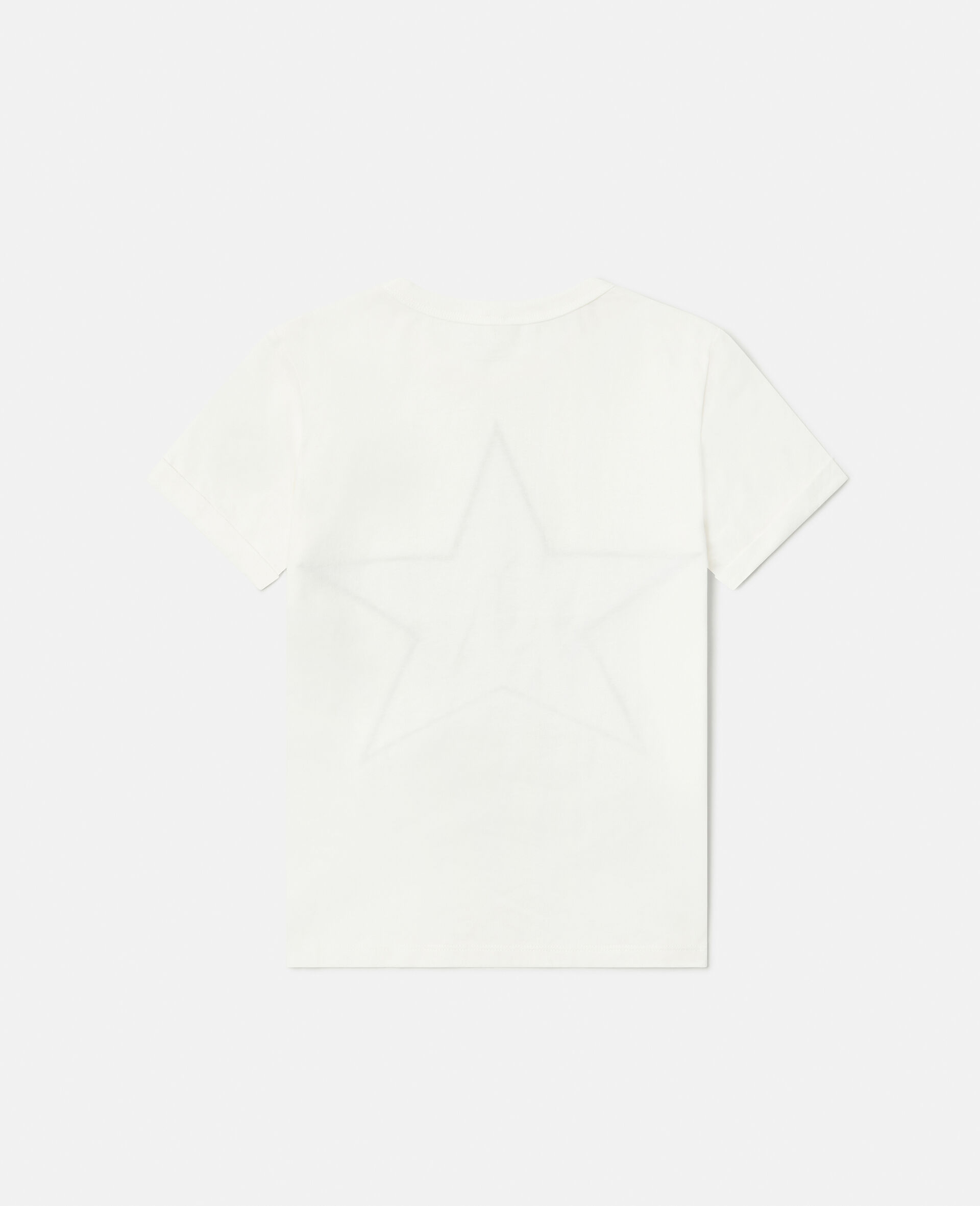 Fringed Star T-Shirt-White-large image number 2