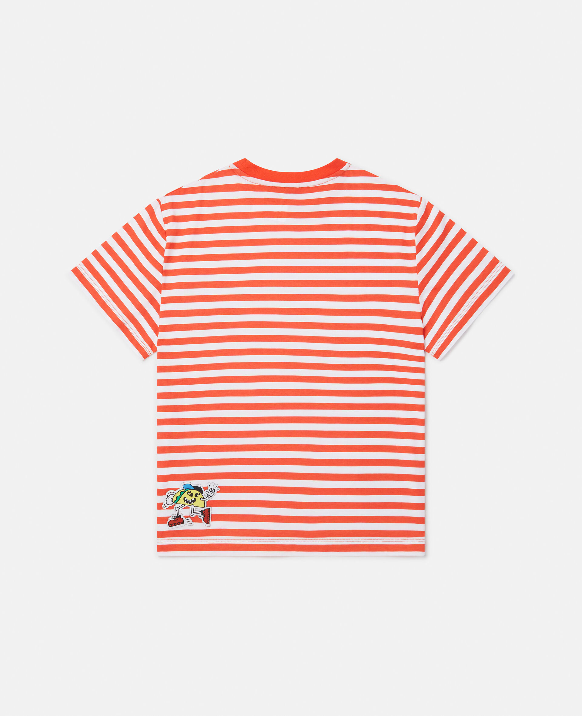 ファーストフード エンブロイダリー ボーダーTシャツ-マルチカラー-large image number 2