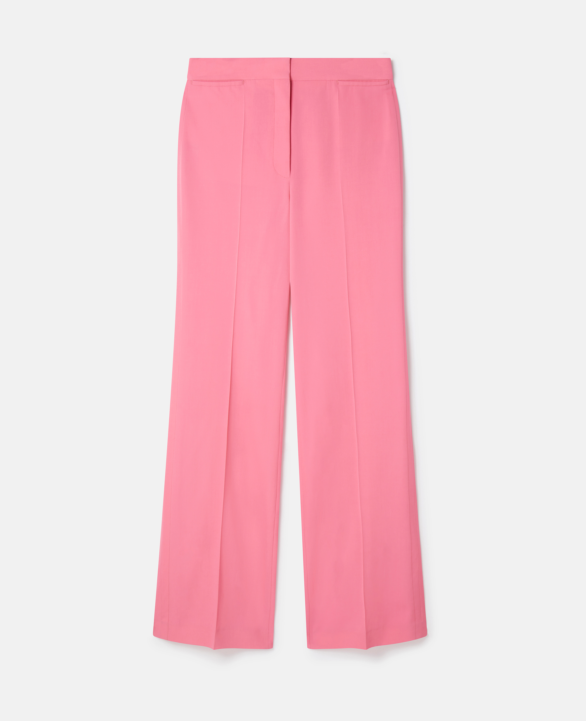 Stella McCartney – Wool Flannel Tailored Trousers, Woman, Watermelon, Size: 42