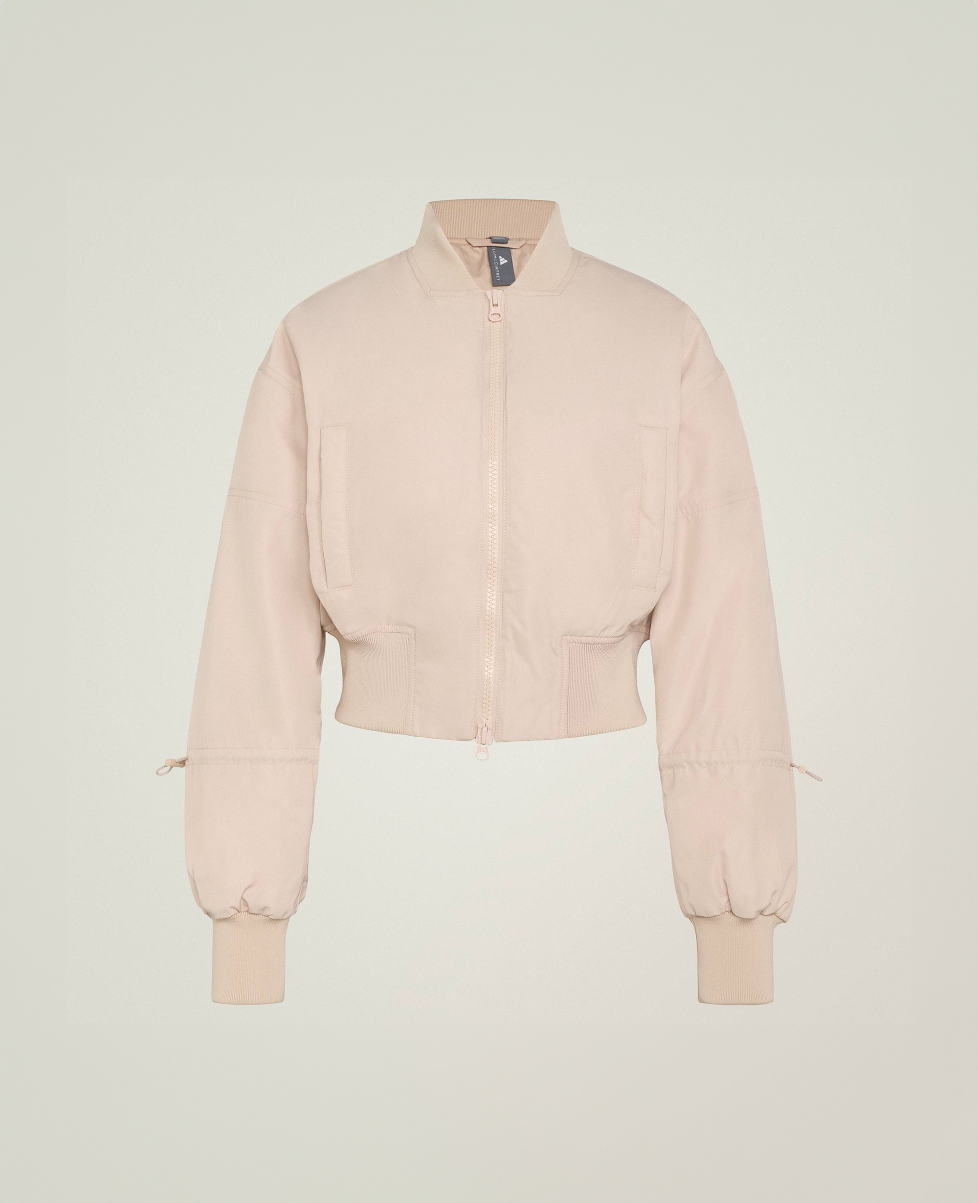 Stella McCartney - Sportswear Woven Cropped Bomber Jacket, , Size: M