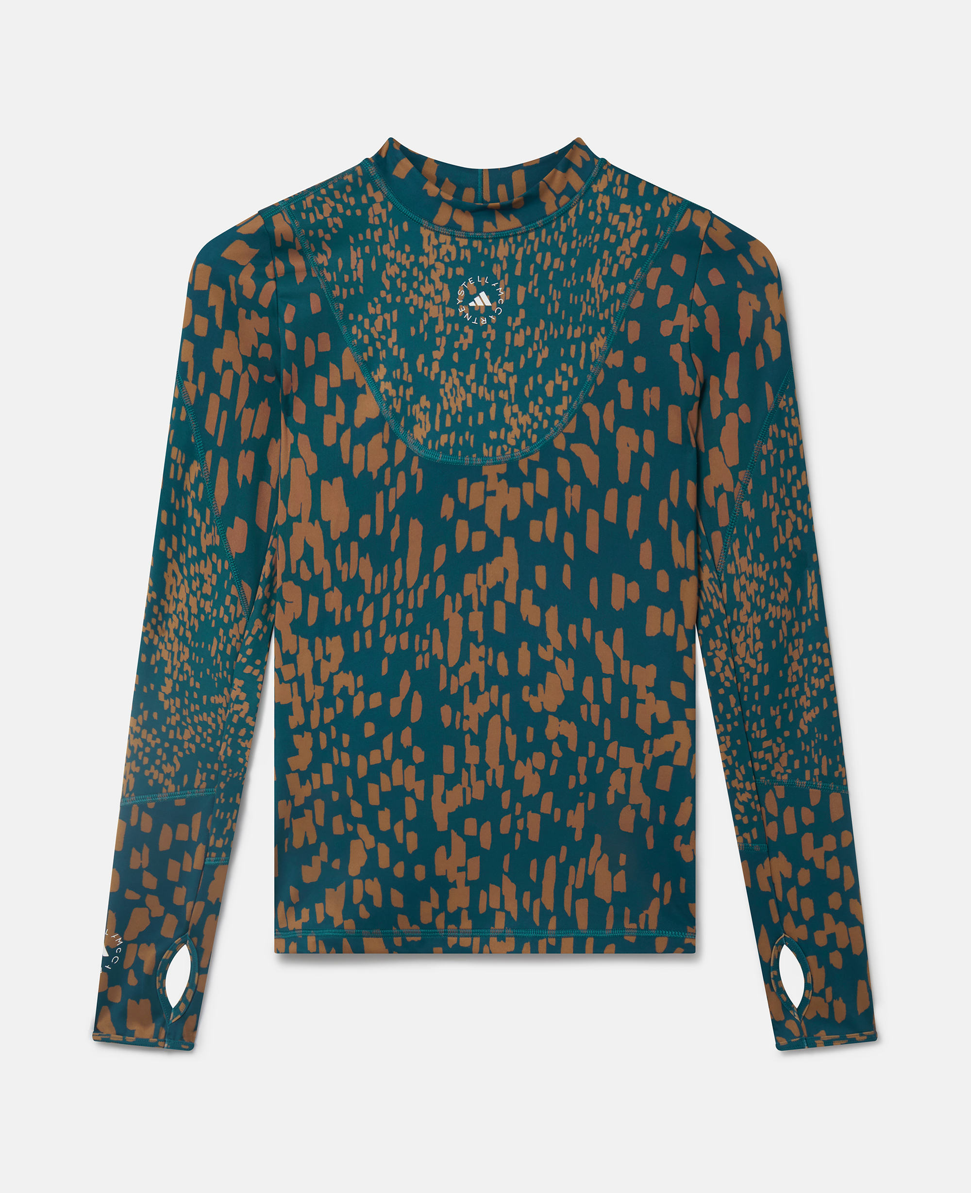 Stella McCartney – TruePurpose Training Long Sleeve Top, Woman, Tech Mineral/Timber, Size: XL