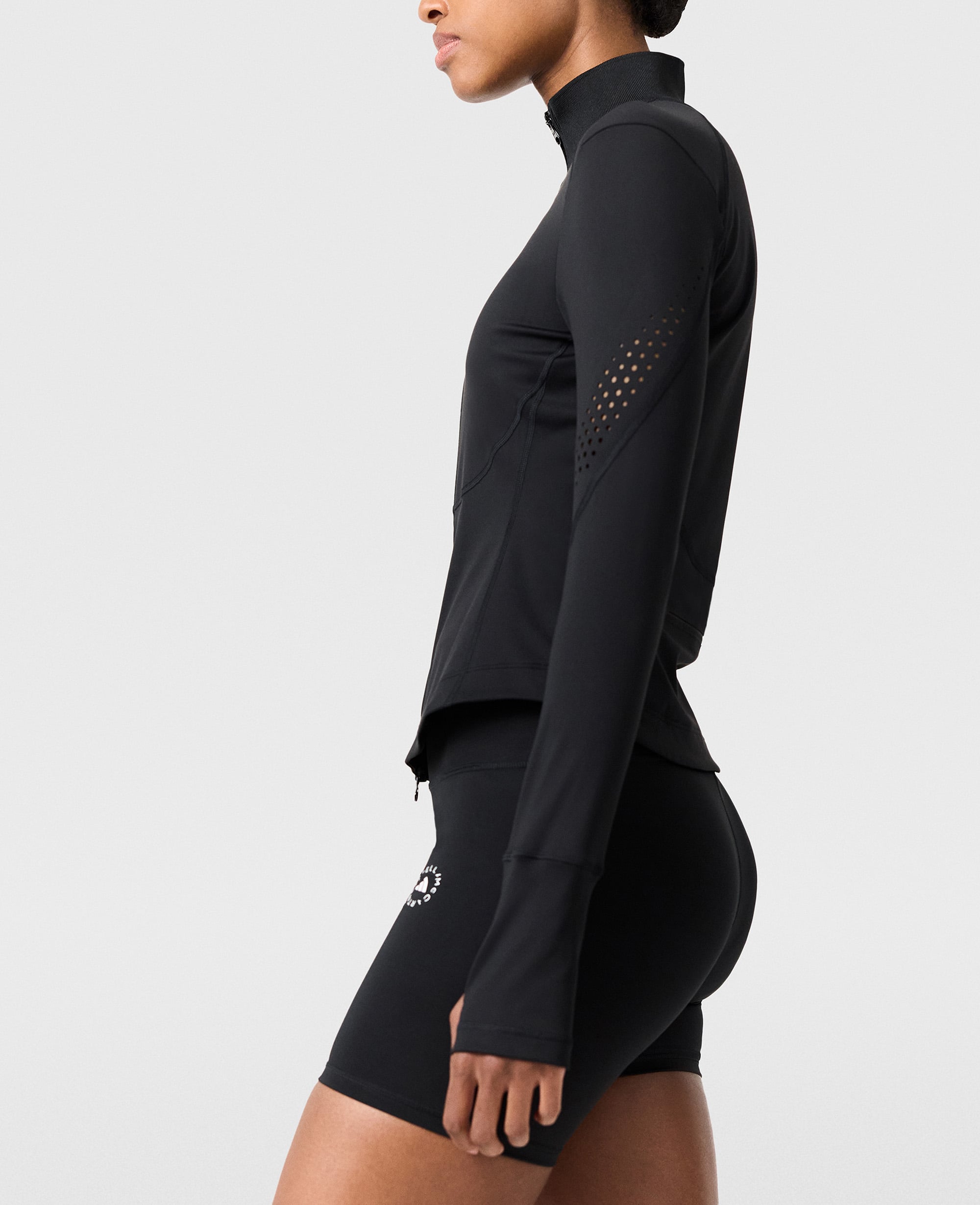 Stella McCartney - TruePurpose Long-Sleeve Training Midlayer, Woman, Black, Size: XS