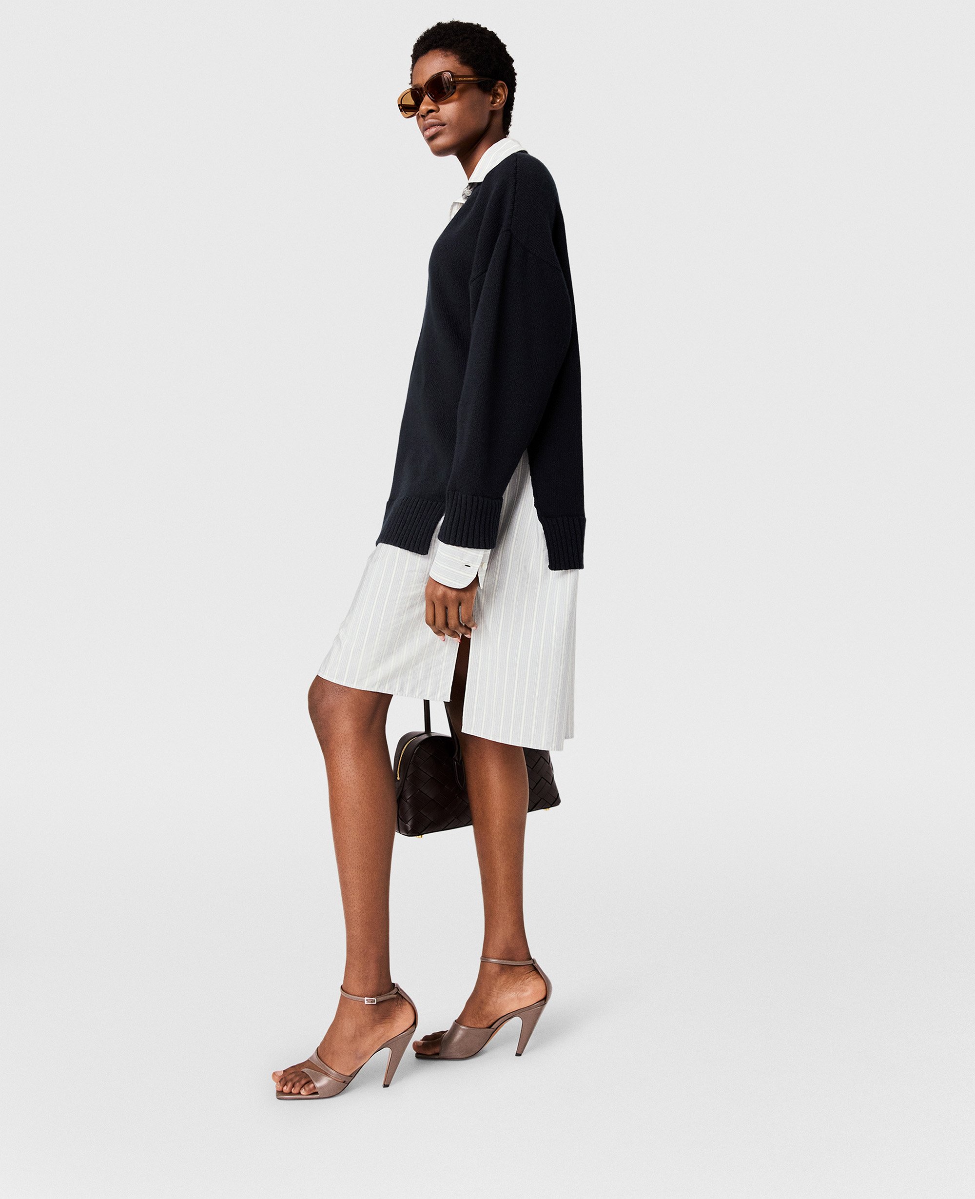 Robe pull chemise à col ras du cou, , , Taille: M - Stella McCartney - Modalova