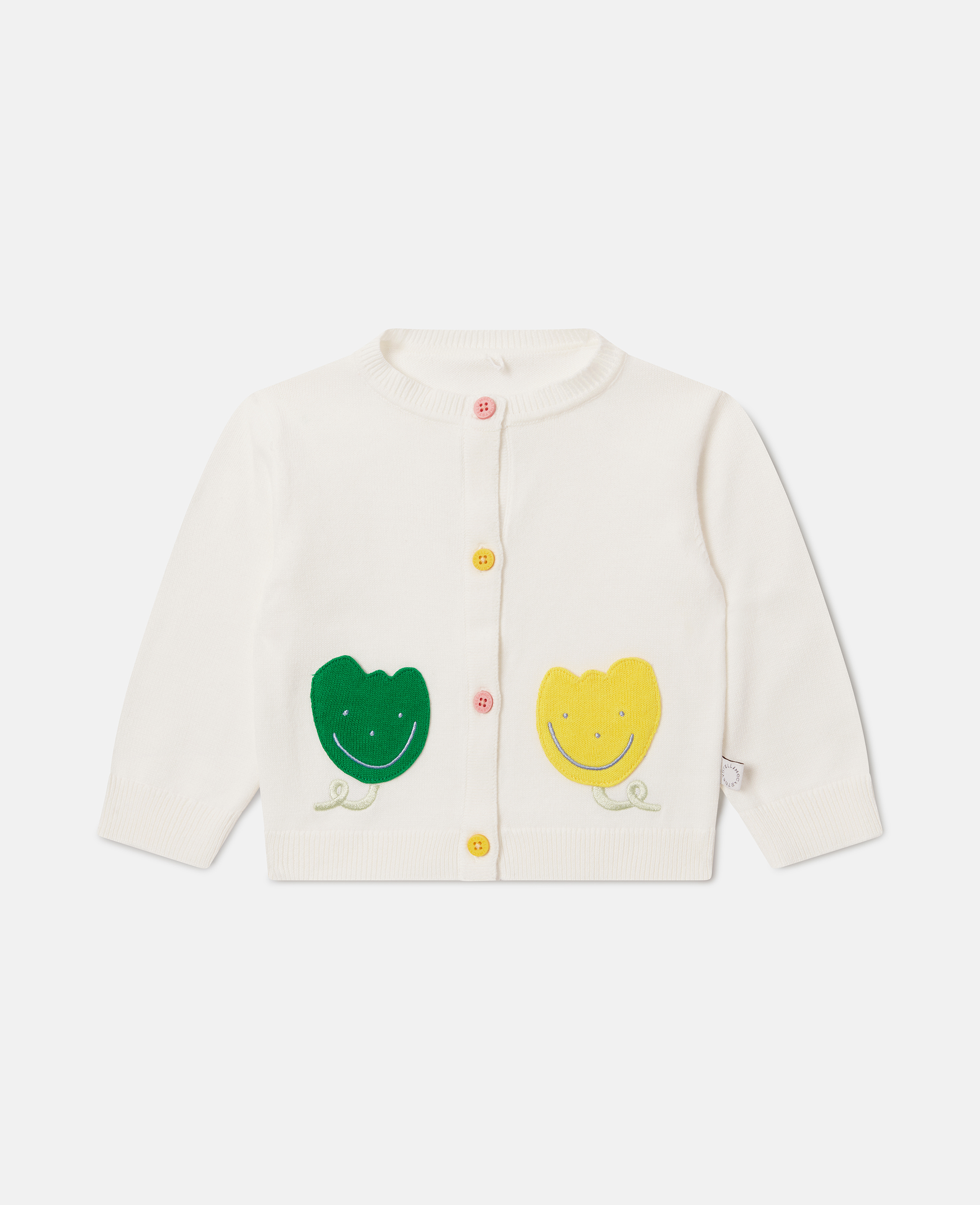 Stella McCartney - Motif Pocket Cotton Cardigan, , Size: 3m