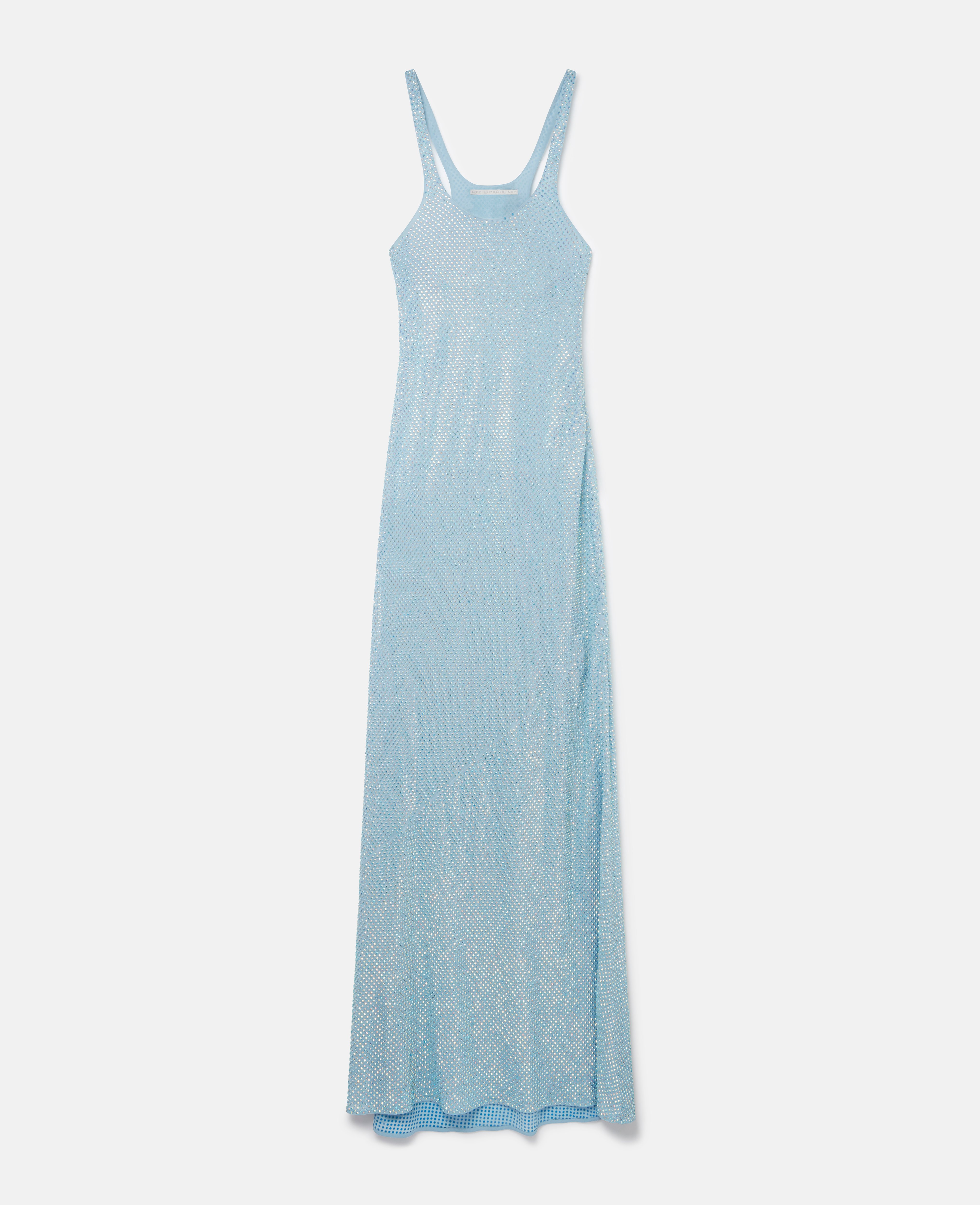 Robe longue en soie strass cristal, , , Taille: 38 - Stella McCartney - Modalova