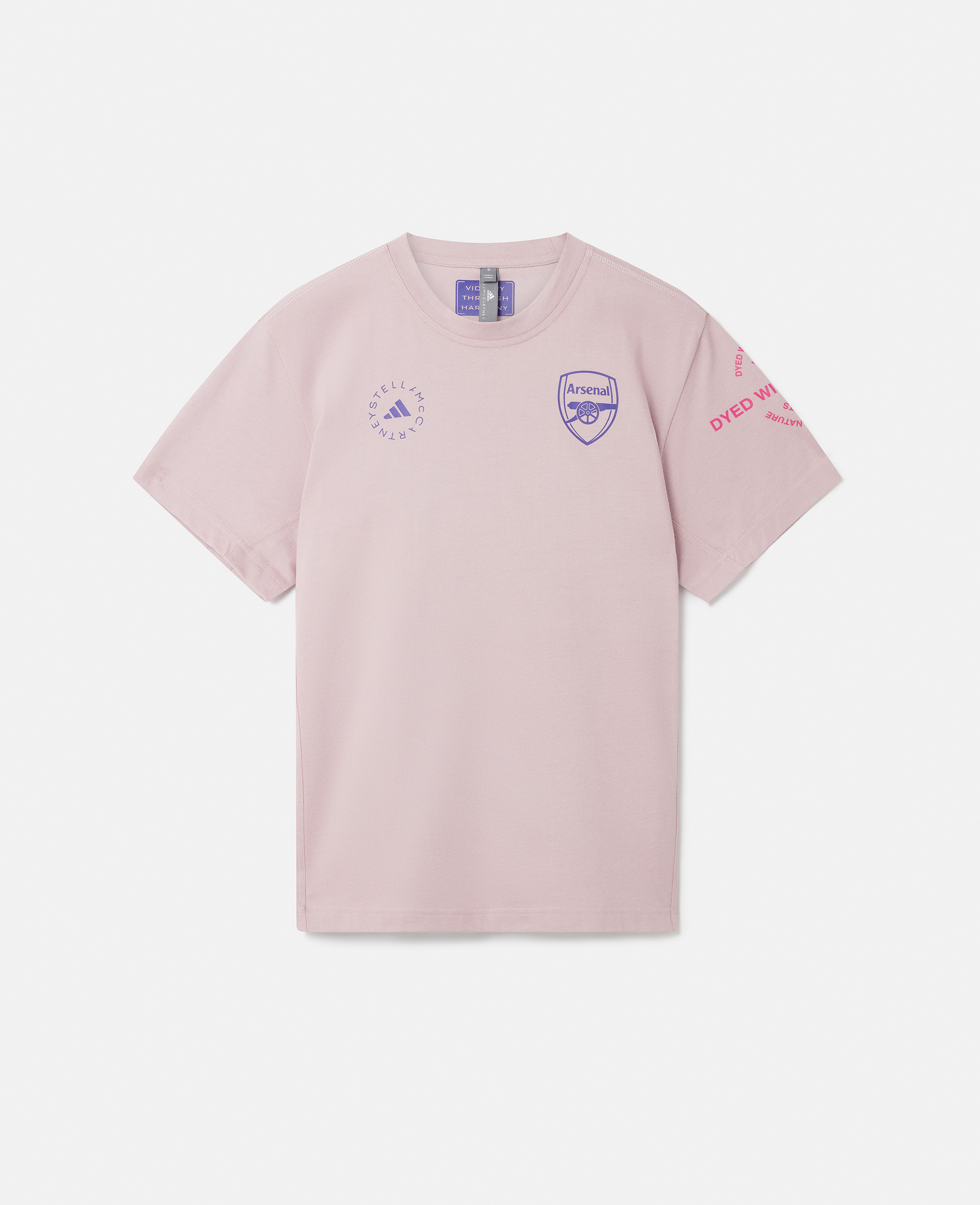 Stella Mccartney Adidas By  × Arsenal Oversized T-shirt In F Mauve