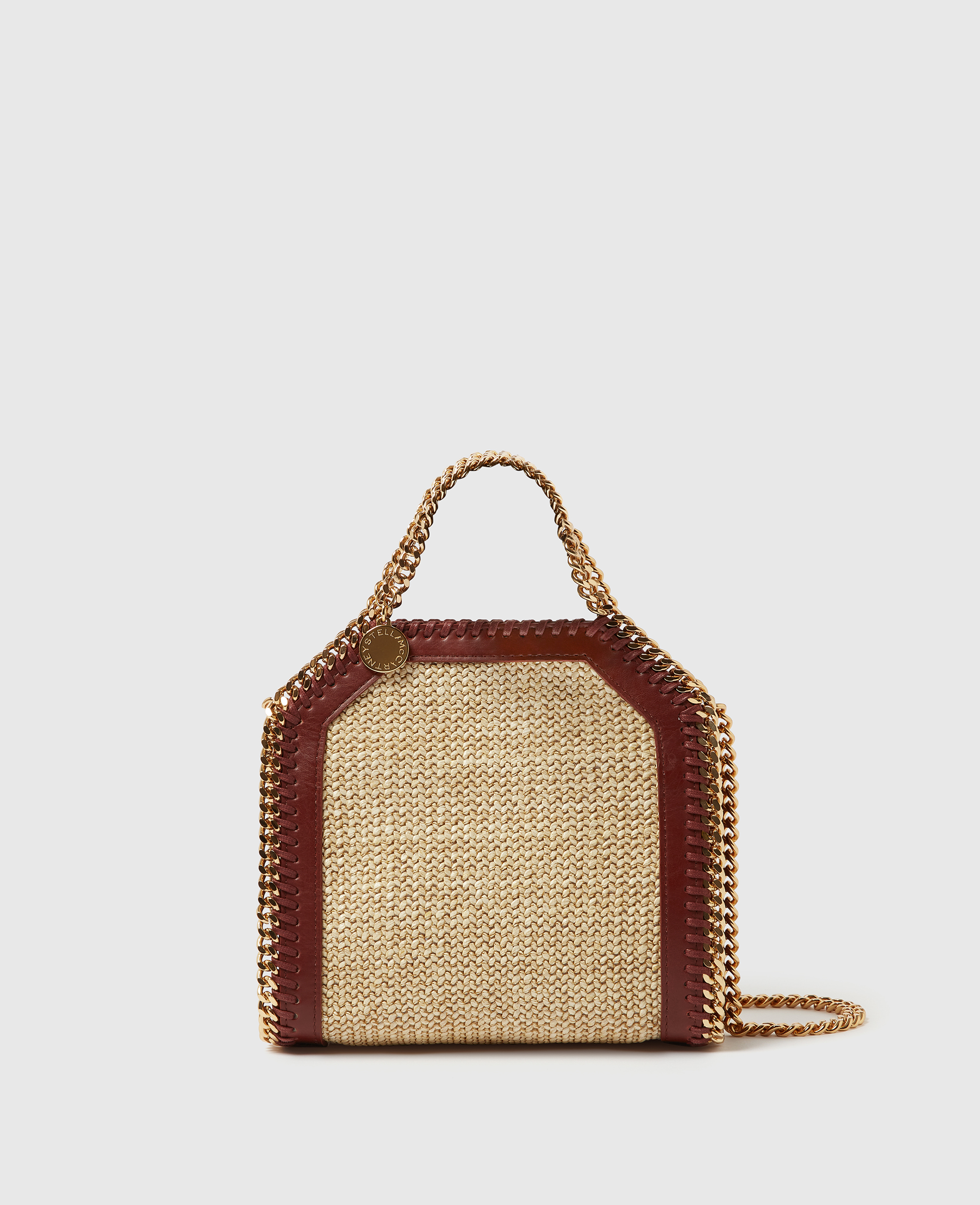 Stella McCartney - Falabella Raffia Mini Tote Bag,
