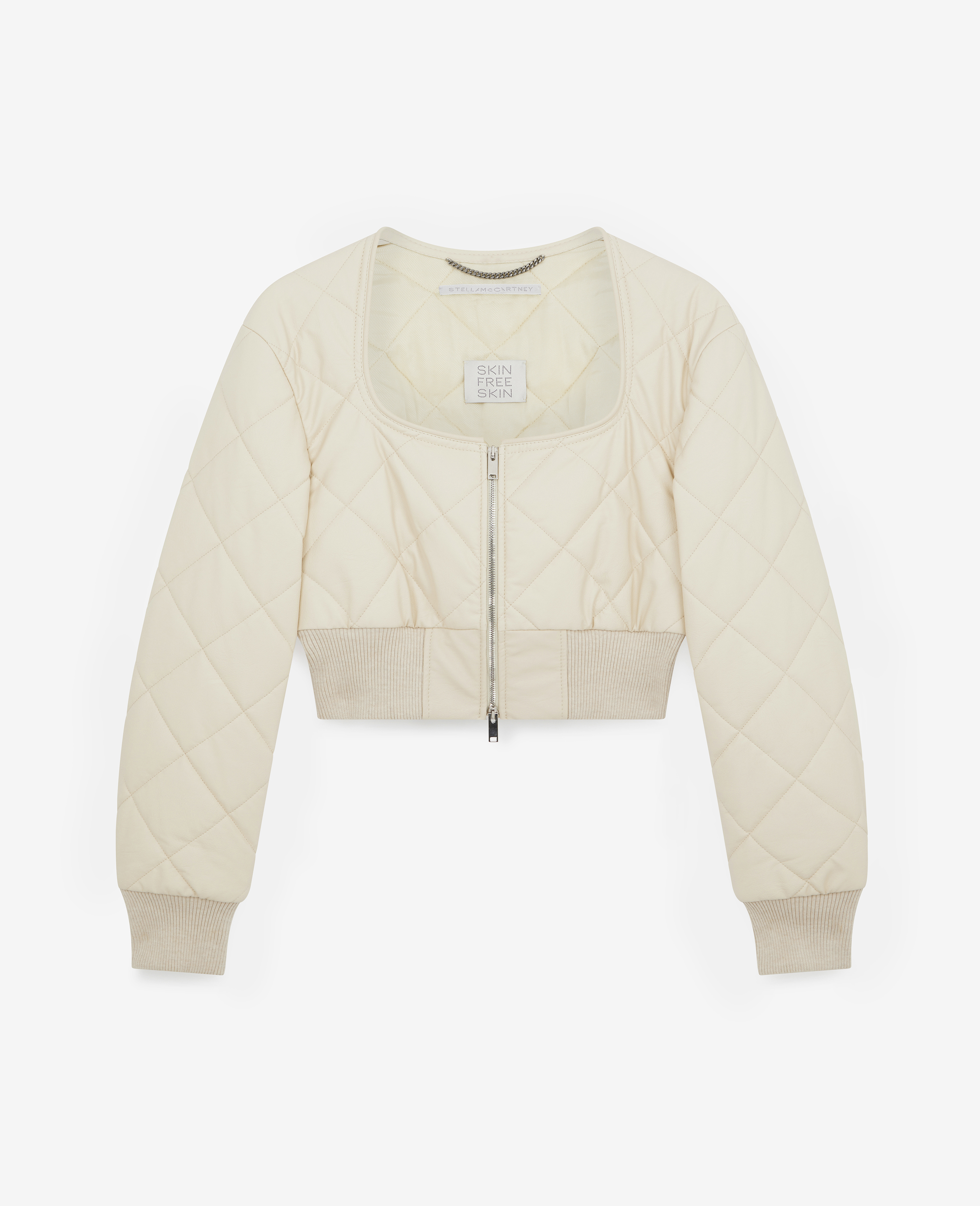 Stella Mc Cartney - Quilted Cropped Bomber Jacket