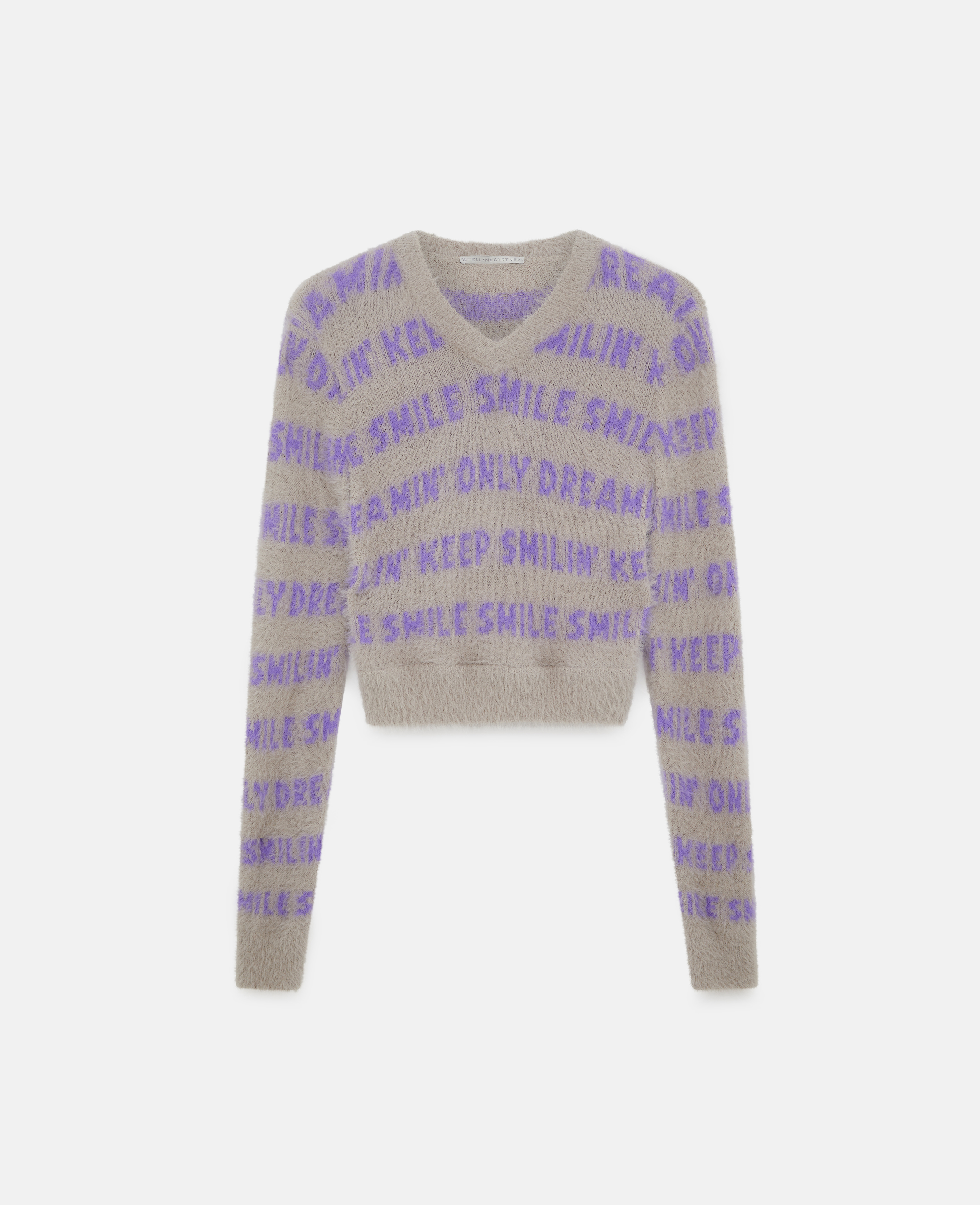 Stella McCartney Stella Mc Cartney - Cropped Jacquard Knit Sweater