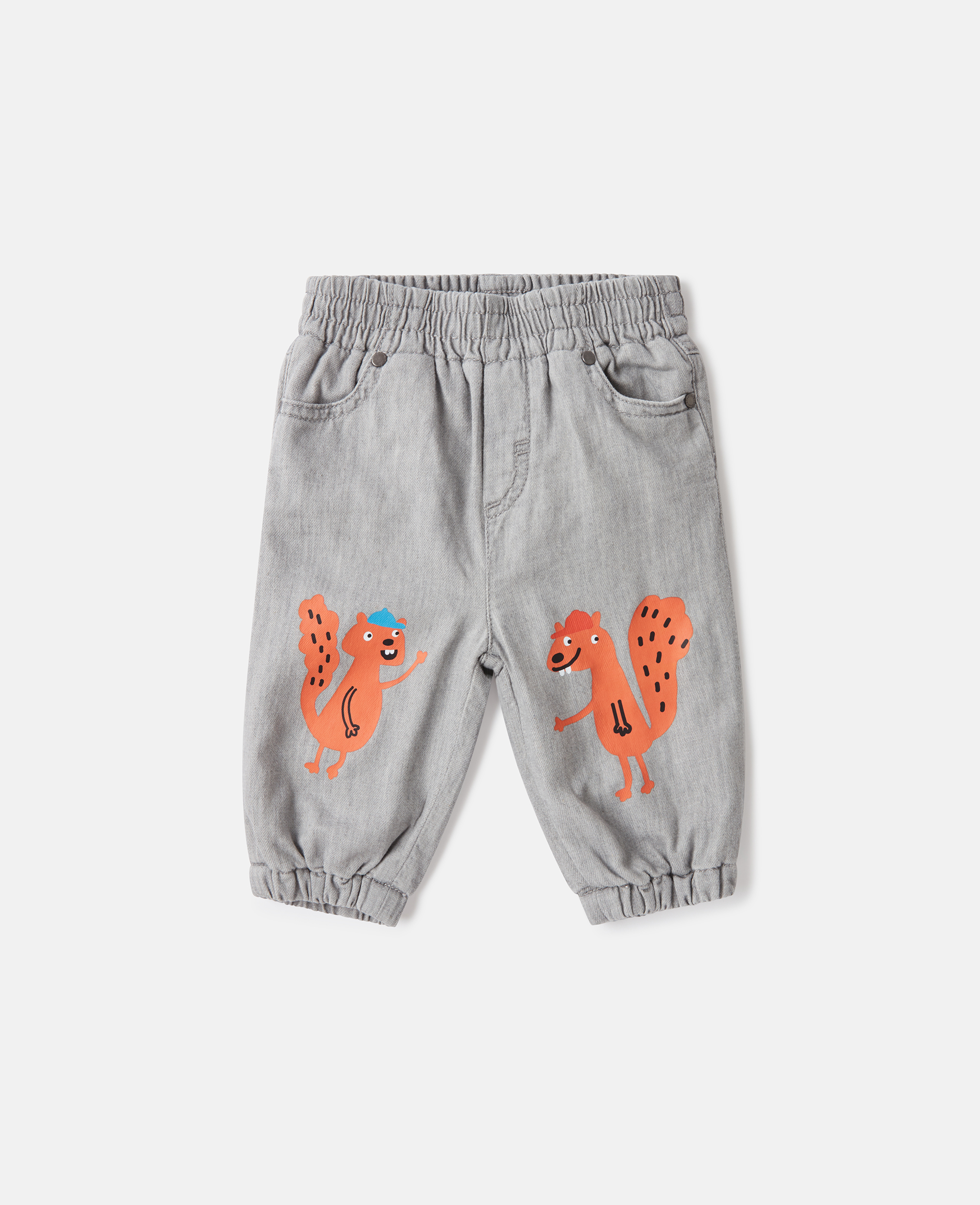 Squirrel Graphic Denim Jeans, , Size: 6m - Stella McCartney - Modalova