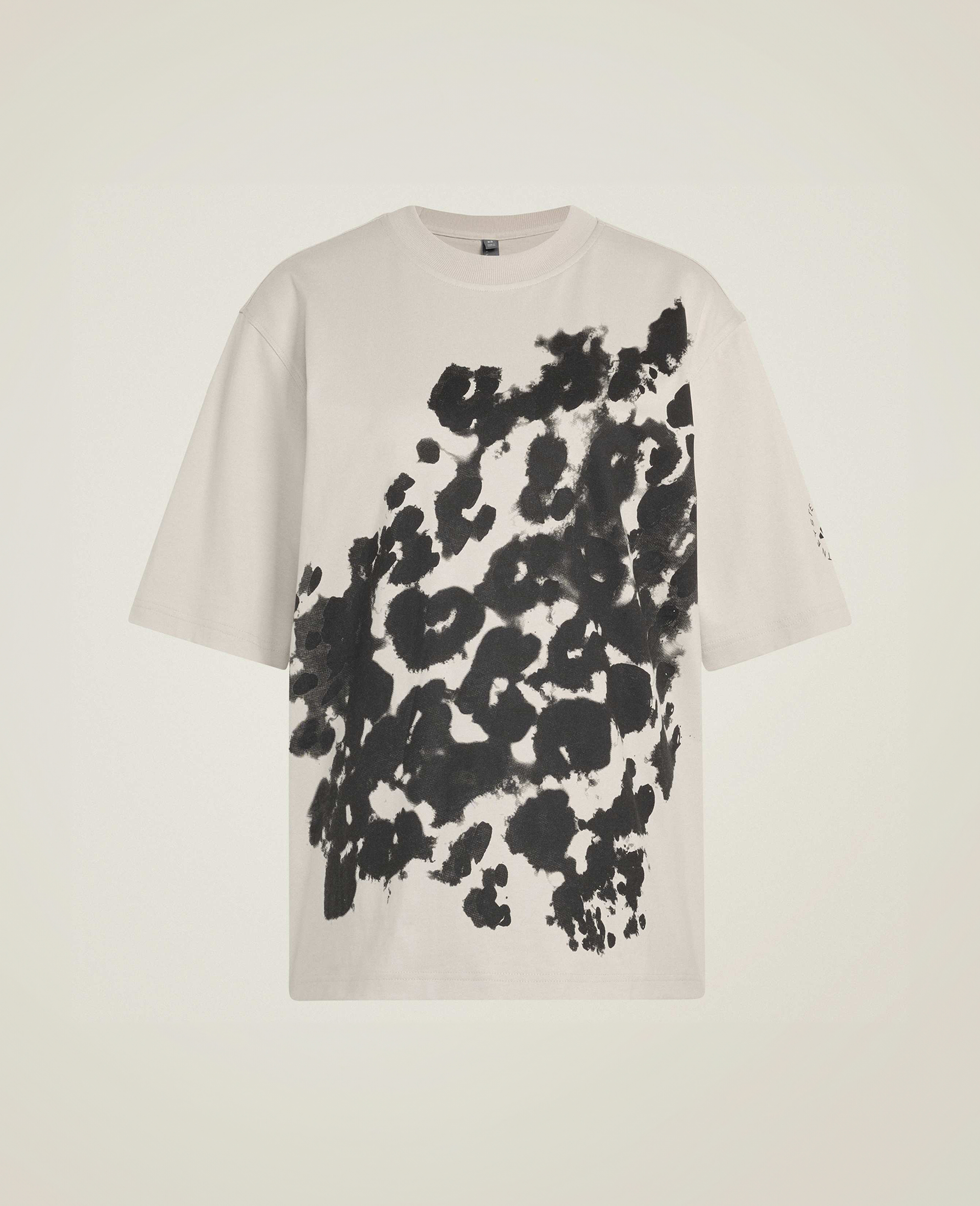 Stella Mccartney Logo Oversized Leopard Print T-shirt