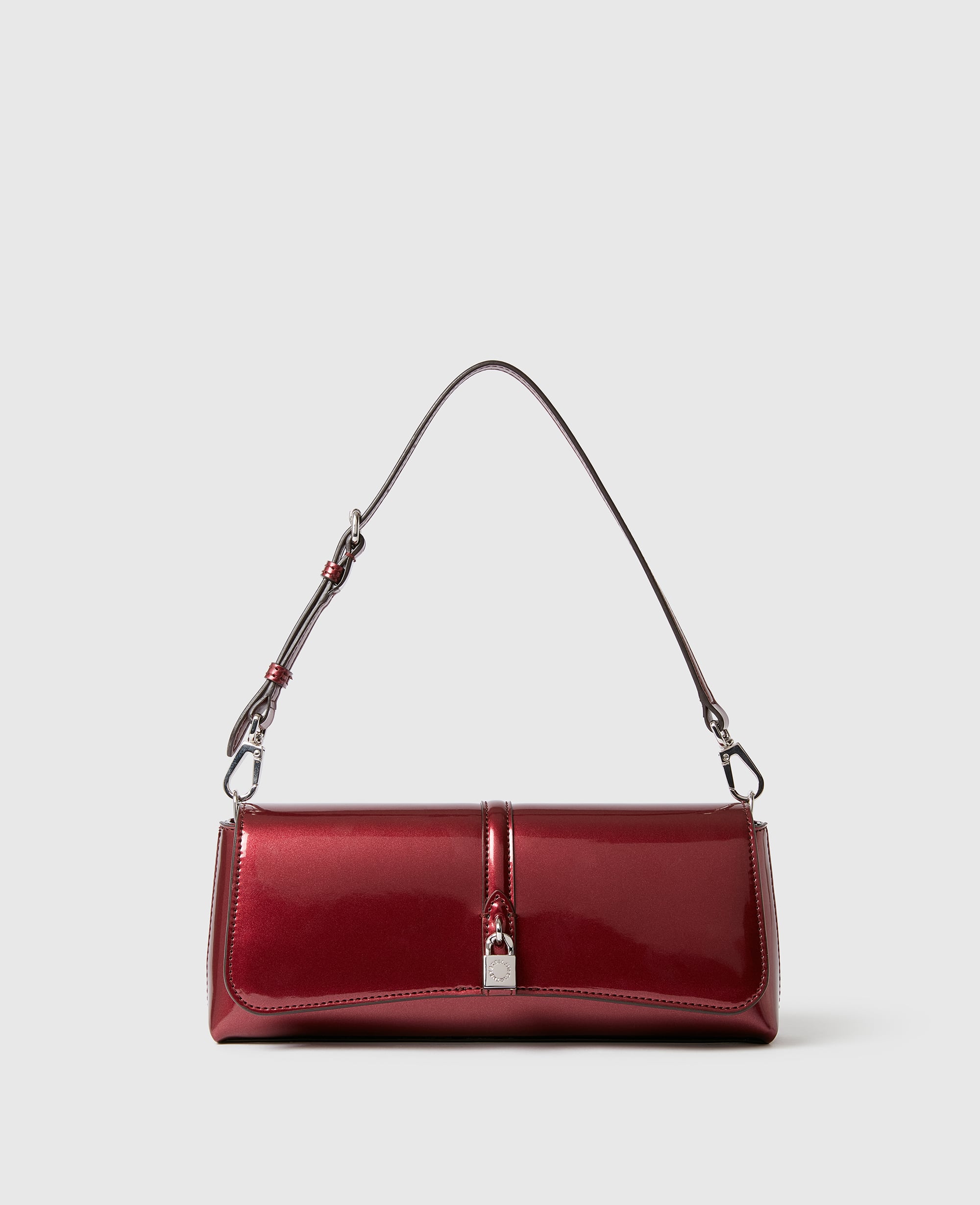 Stella McCartney - Ryder Patent Pochette Shoulder Bag,