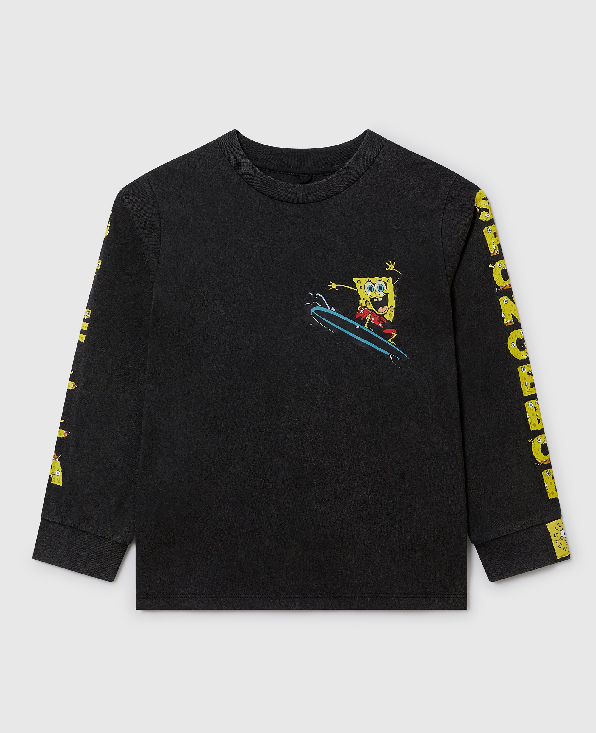 Sponge Bob Graphic Long Sleeve T-Shirt, , Size: 4 - Stella McCartney - Modalova