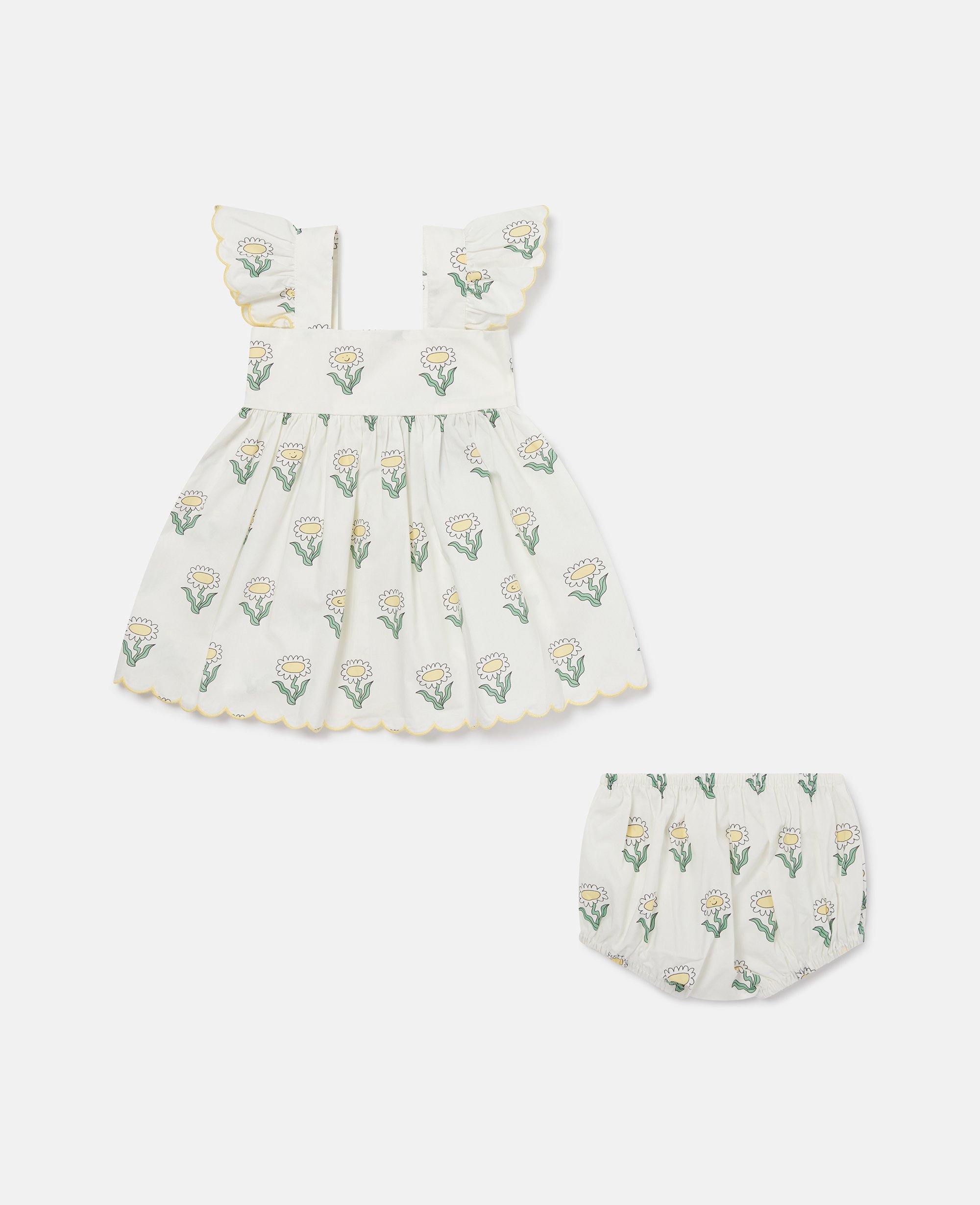 Daisies Sleeveless Dress and Bloomers Set, , Size: 12m - Stella McCartney - Modalova