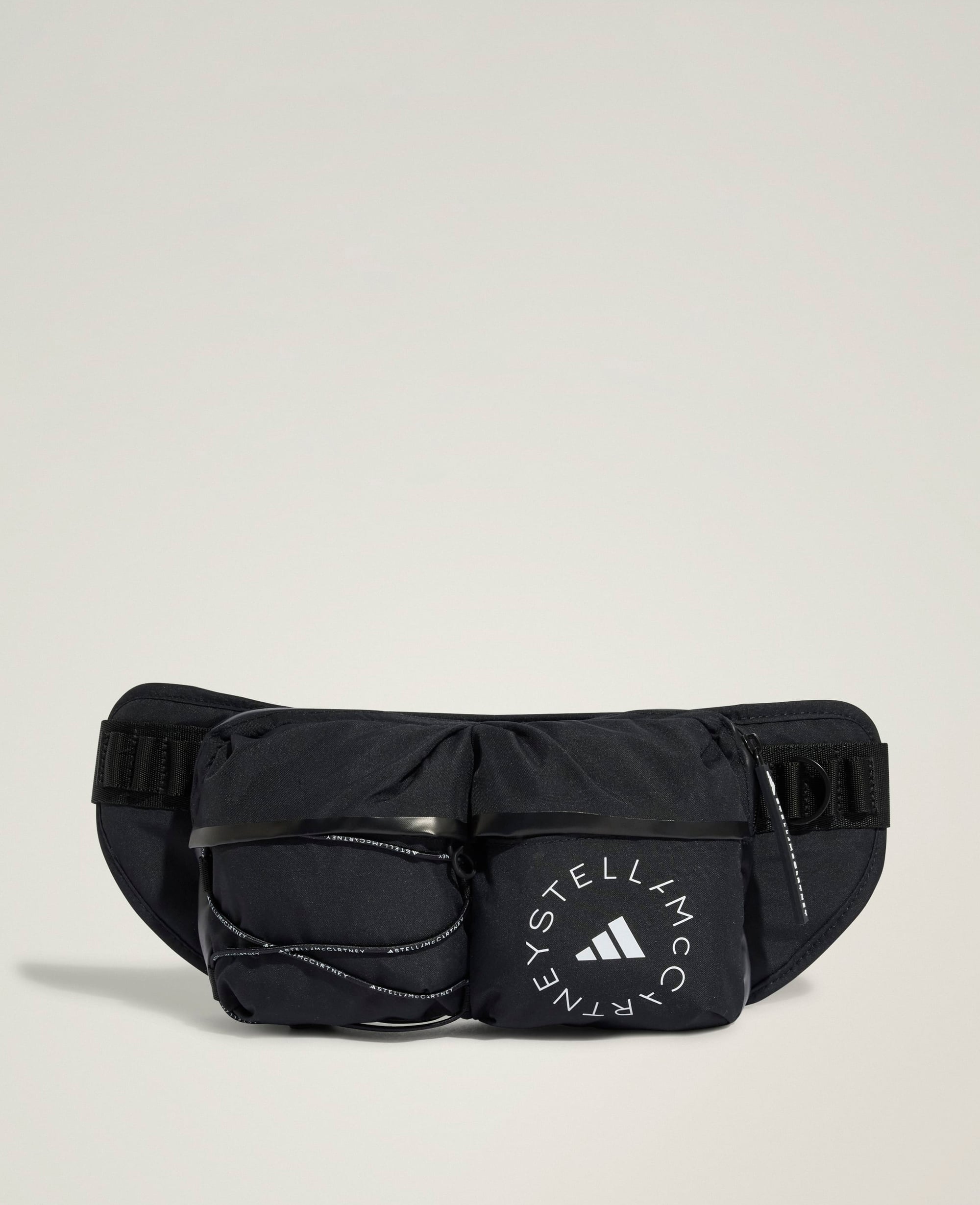 Stella McCartney - Gürteltasche mit Logo, Frau, Schwarz/Weiß