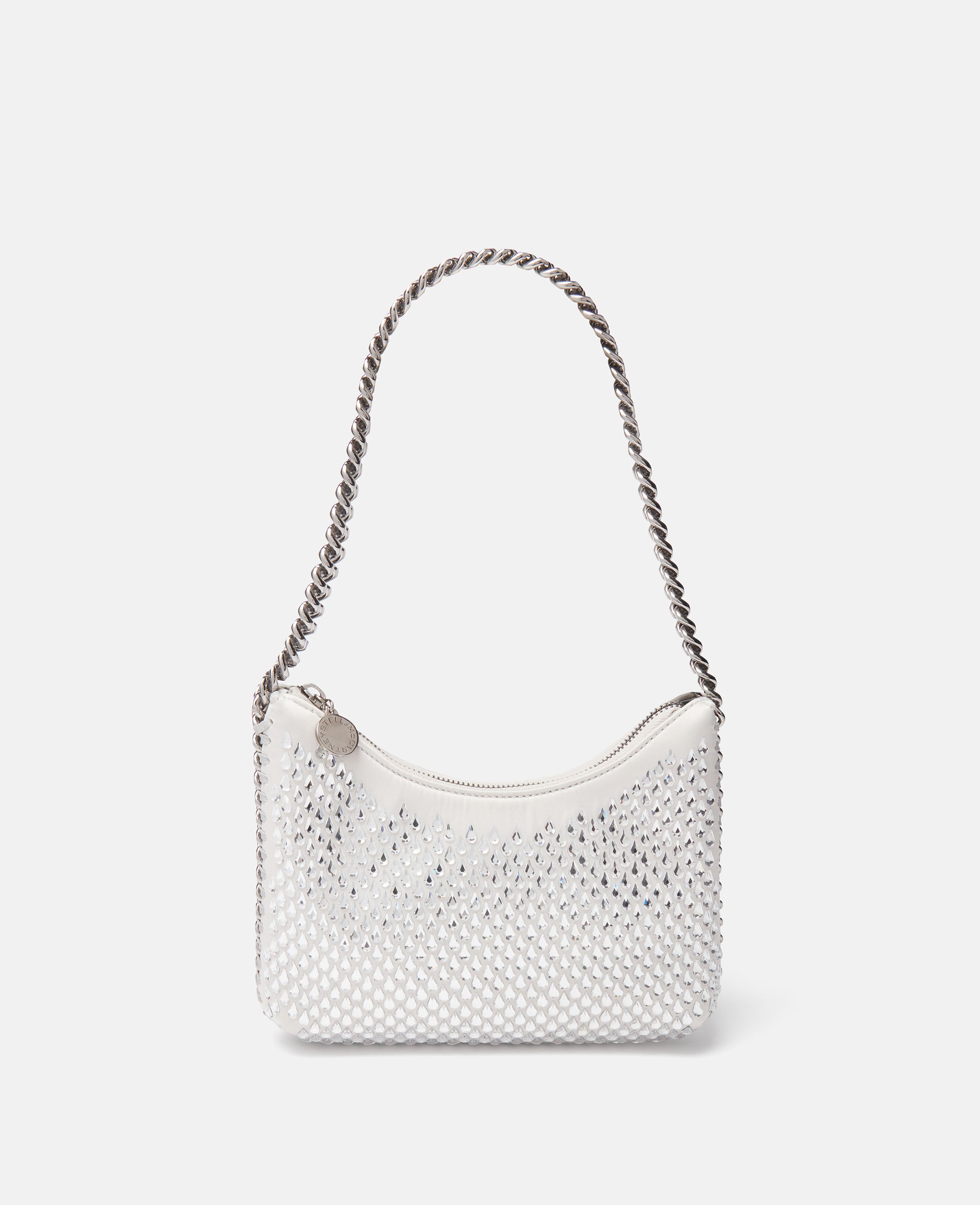 Mini sac porte epaule zippe en mesh a cristaux Falabella, - Stella McCartney - Modalova