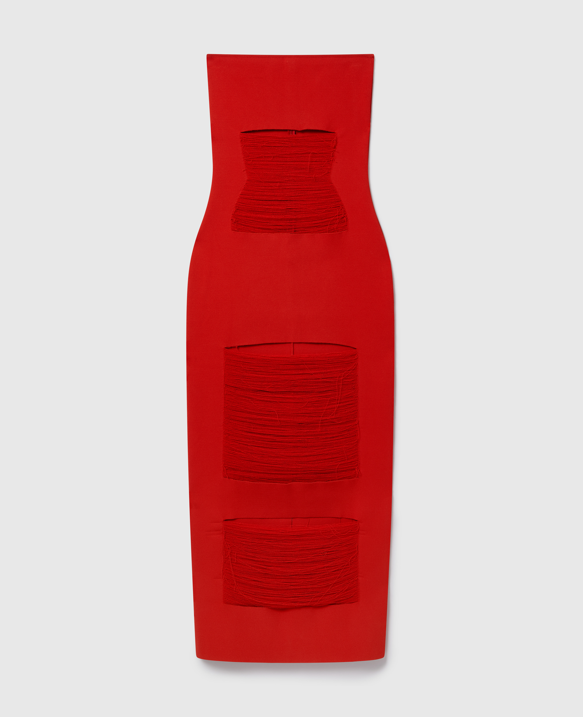 Robe bustier longue en maille compacte decoupee, , , Taille: XS - Stella McCartney - Modalova