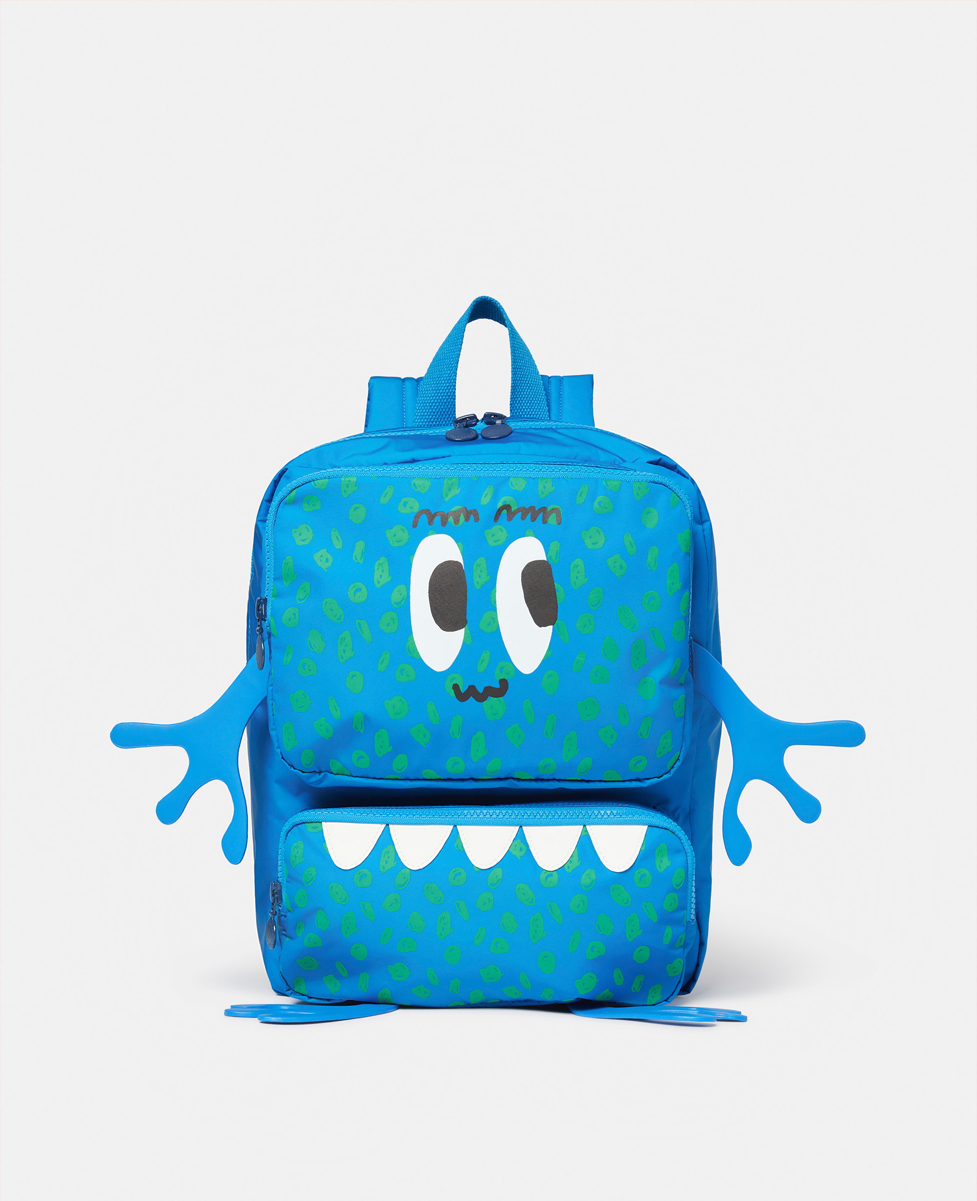Stella Mccartney Kids' Monster Novelty Backpack In Blue
