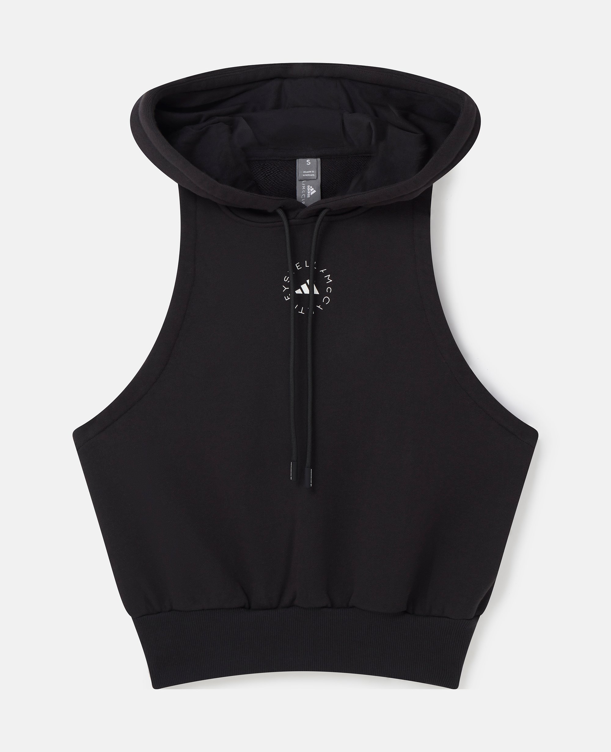 Stella McCartney – TrueCasuals Sportswear Sleeveless Hoodie, Woman, Black, Size: L