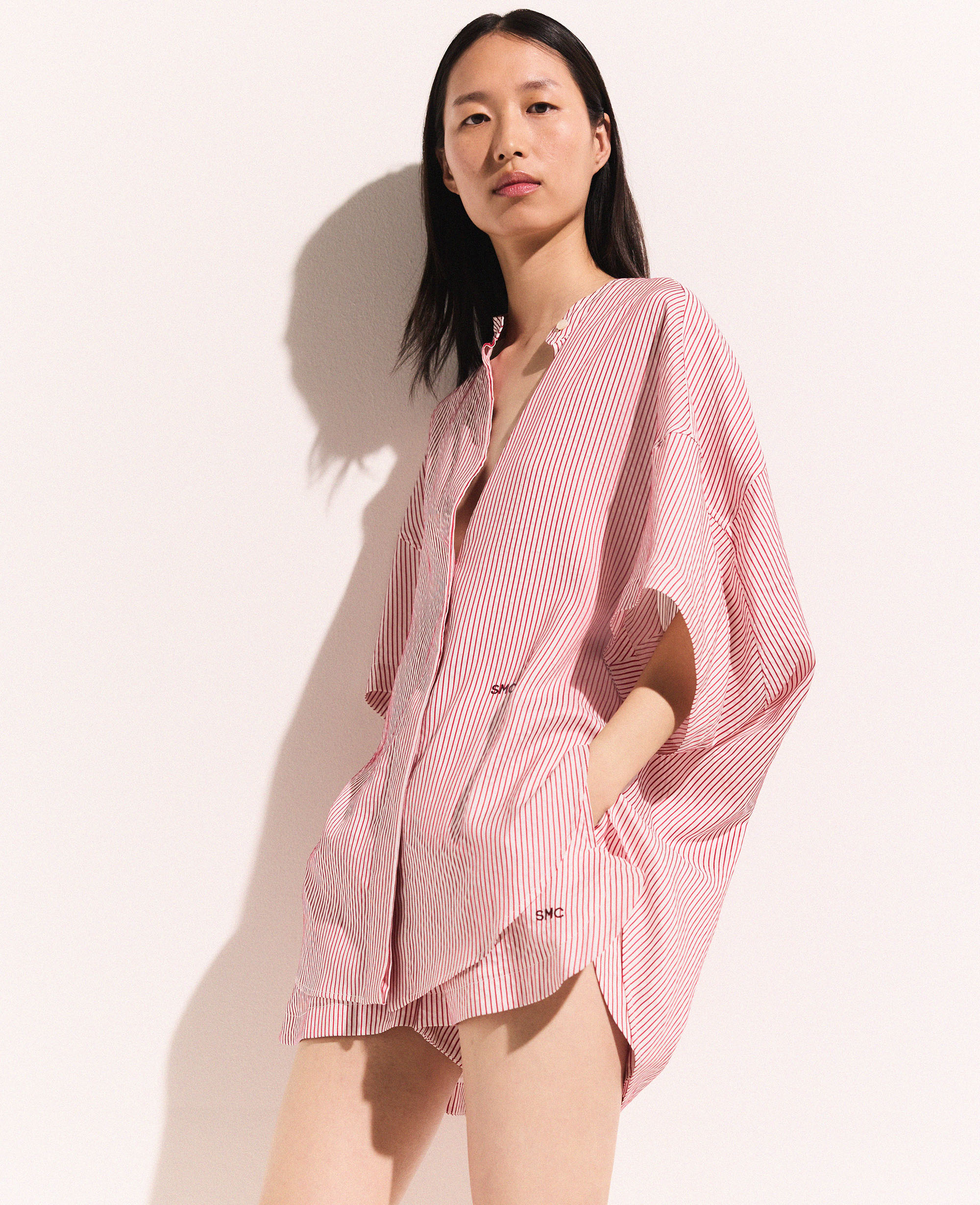 Chemise rayee a manches courtes, , , Taille: 34 - Stella McCartney - Modalova