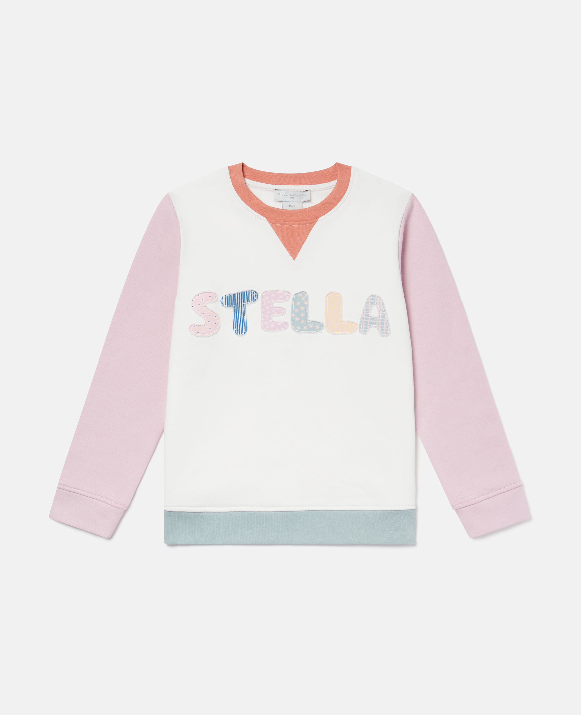 Logo Graphic Embroidered Sweatshirt, , Size: 8 - Stella McCartney - Modalova
