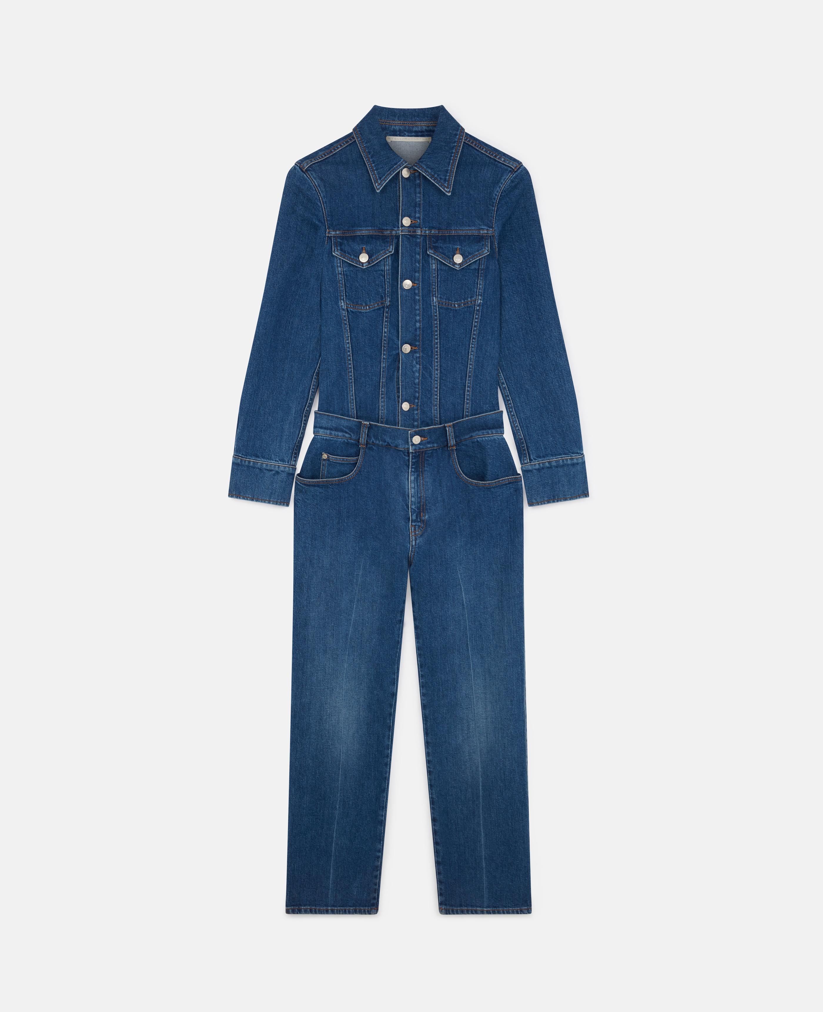 Stella Mc Cartney - Vintage Wash Denim Jumpsuit