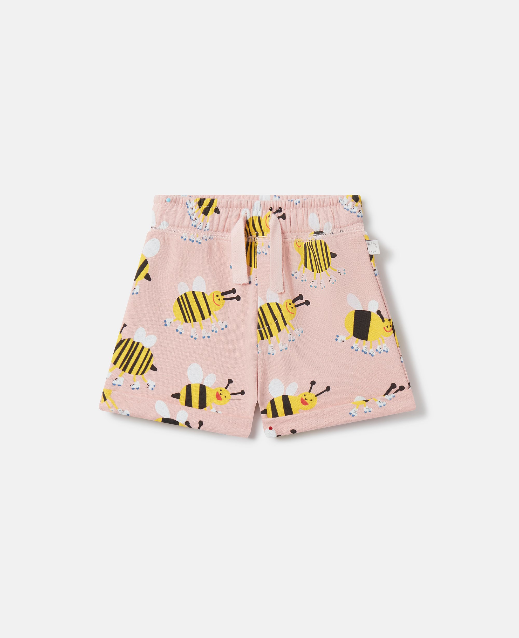 Shop Stella Mccartney Roller Skate Bumblebee Shorts In Pink Multicolour