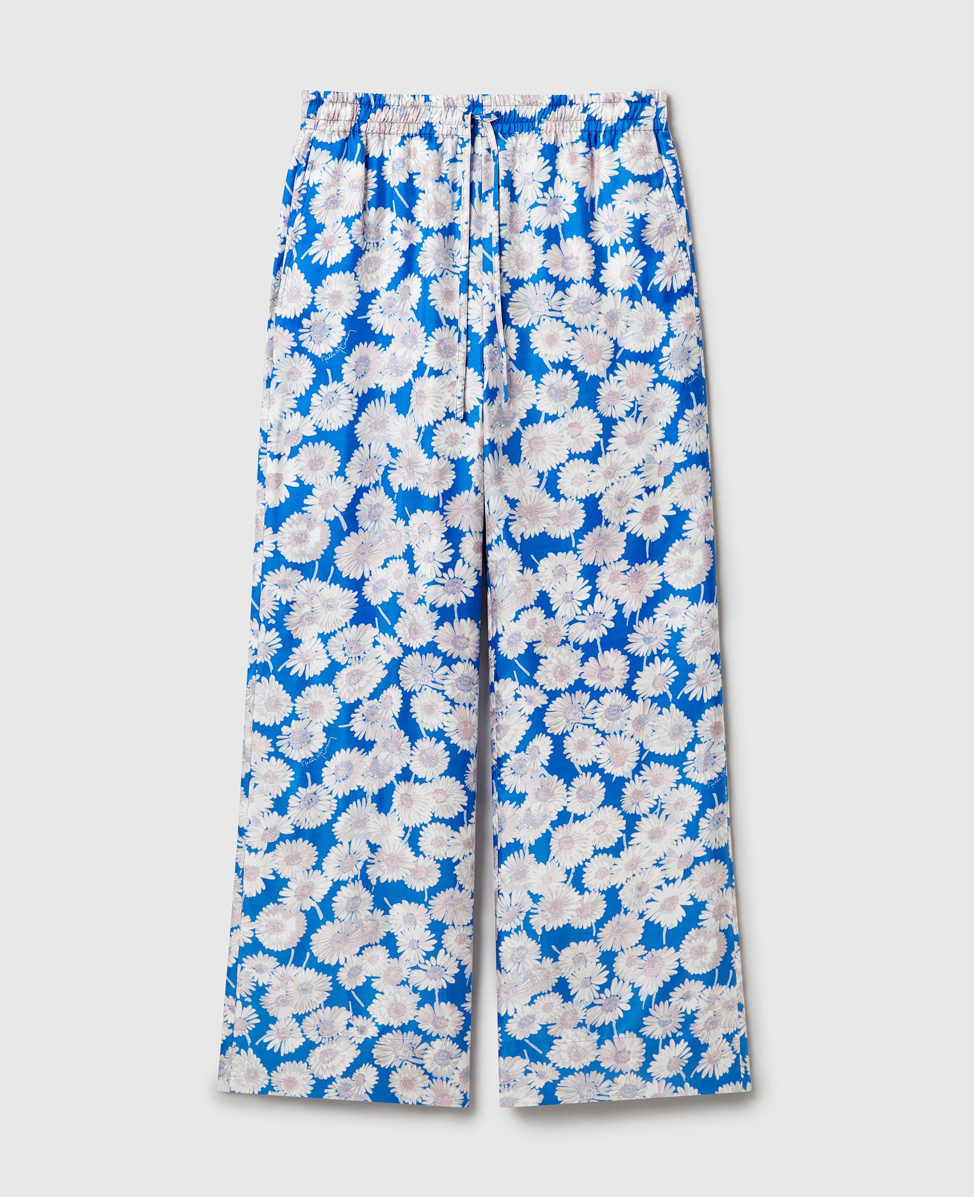 Stella McCartney - Daisy Print Oversized Trousers, , Size: 42