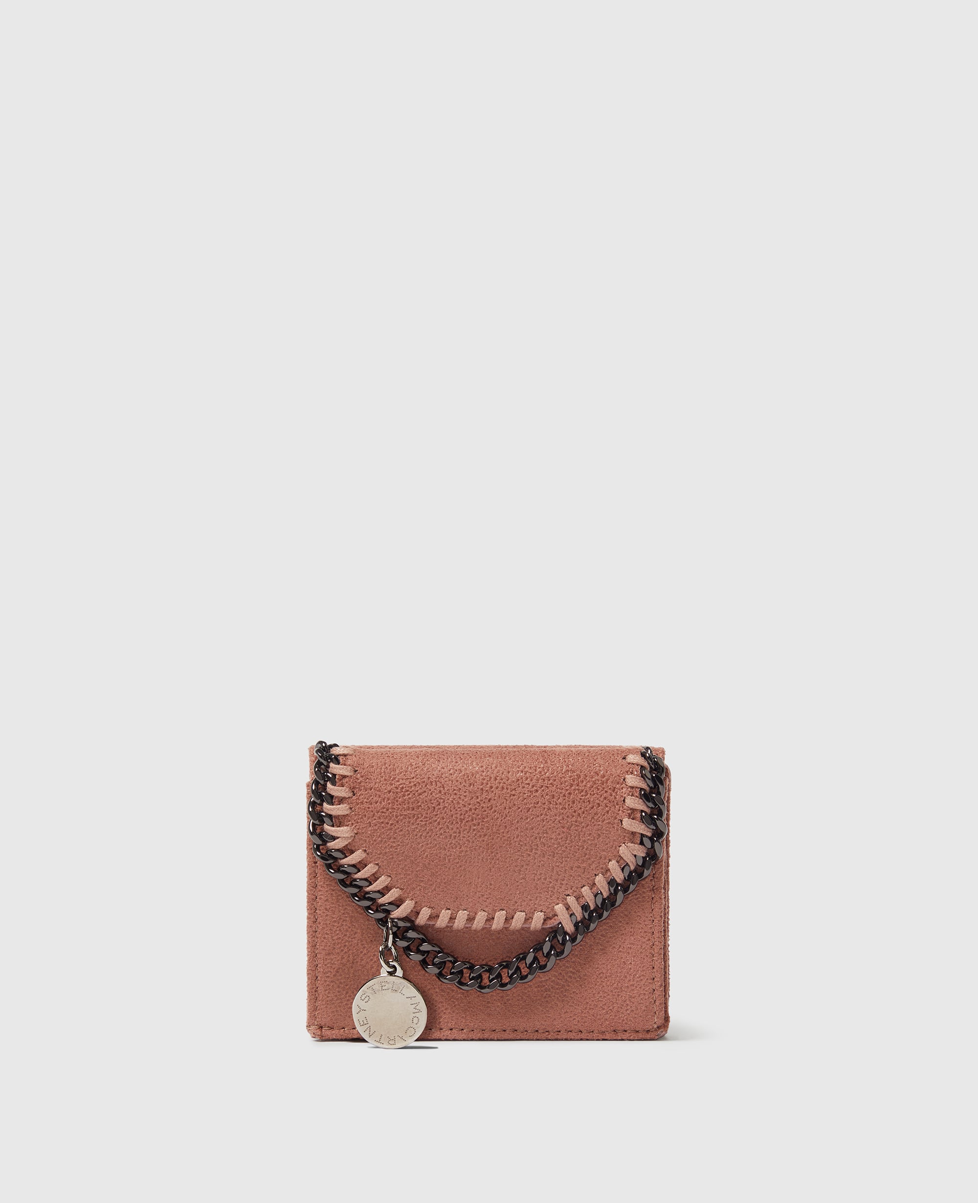 Stella McCartney - Falabella Tri-Fold Wallet, Woman, Sienna