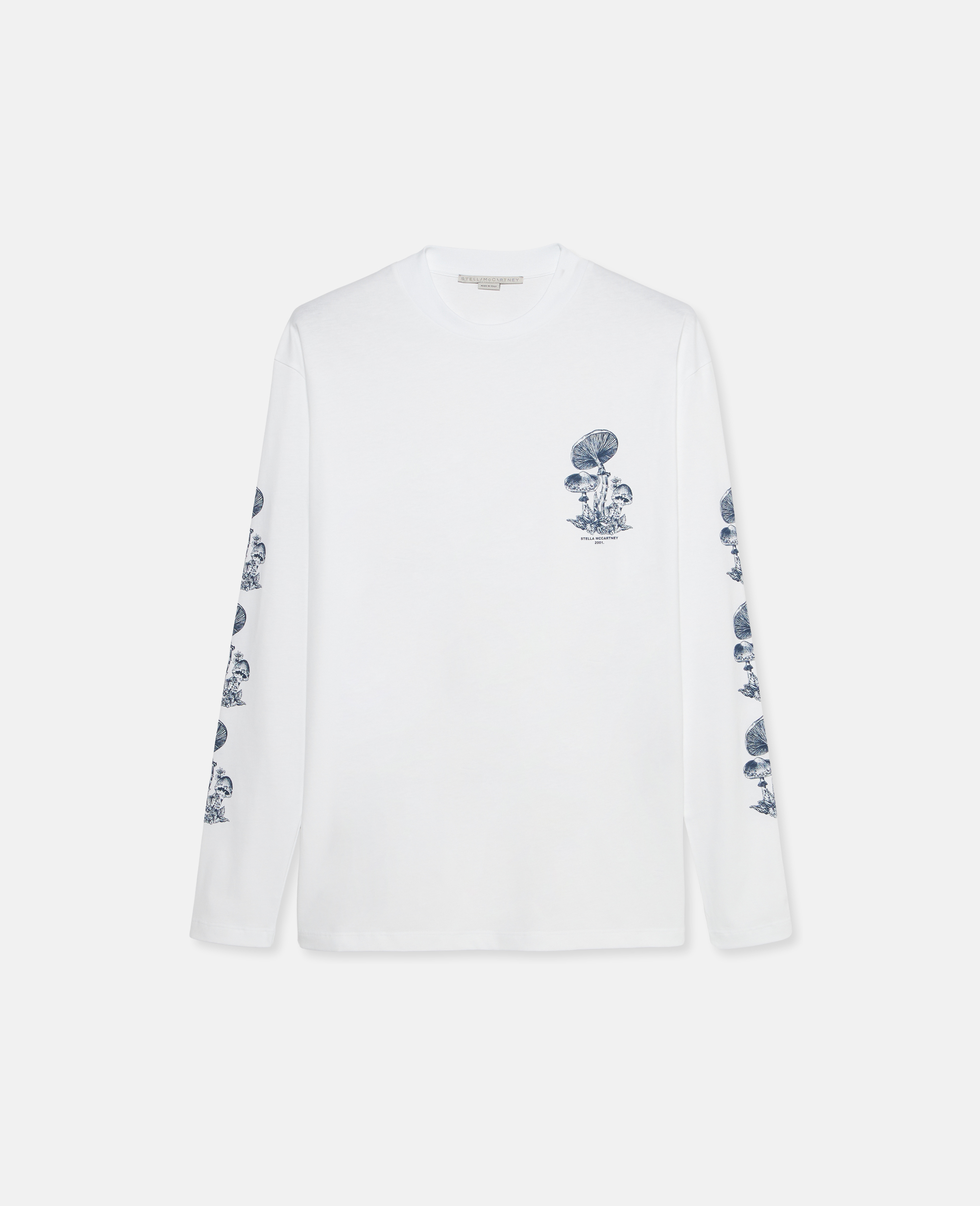 Stella Mccartney Mushroom Long-sleeve T-shirt In White