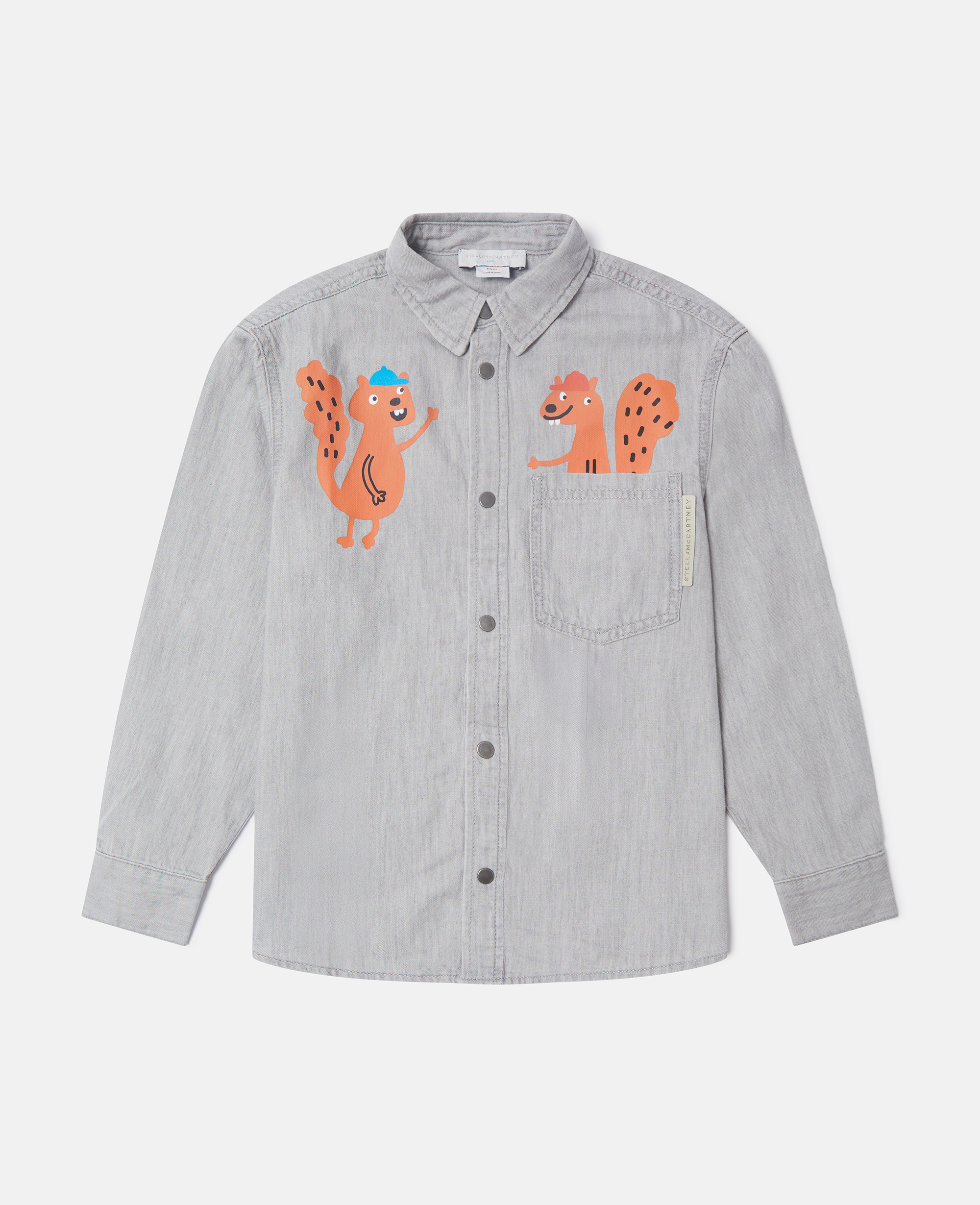 Stella McCartney - Squirrel Graphic Classic Shirt, , Size: 5