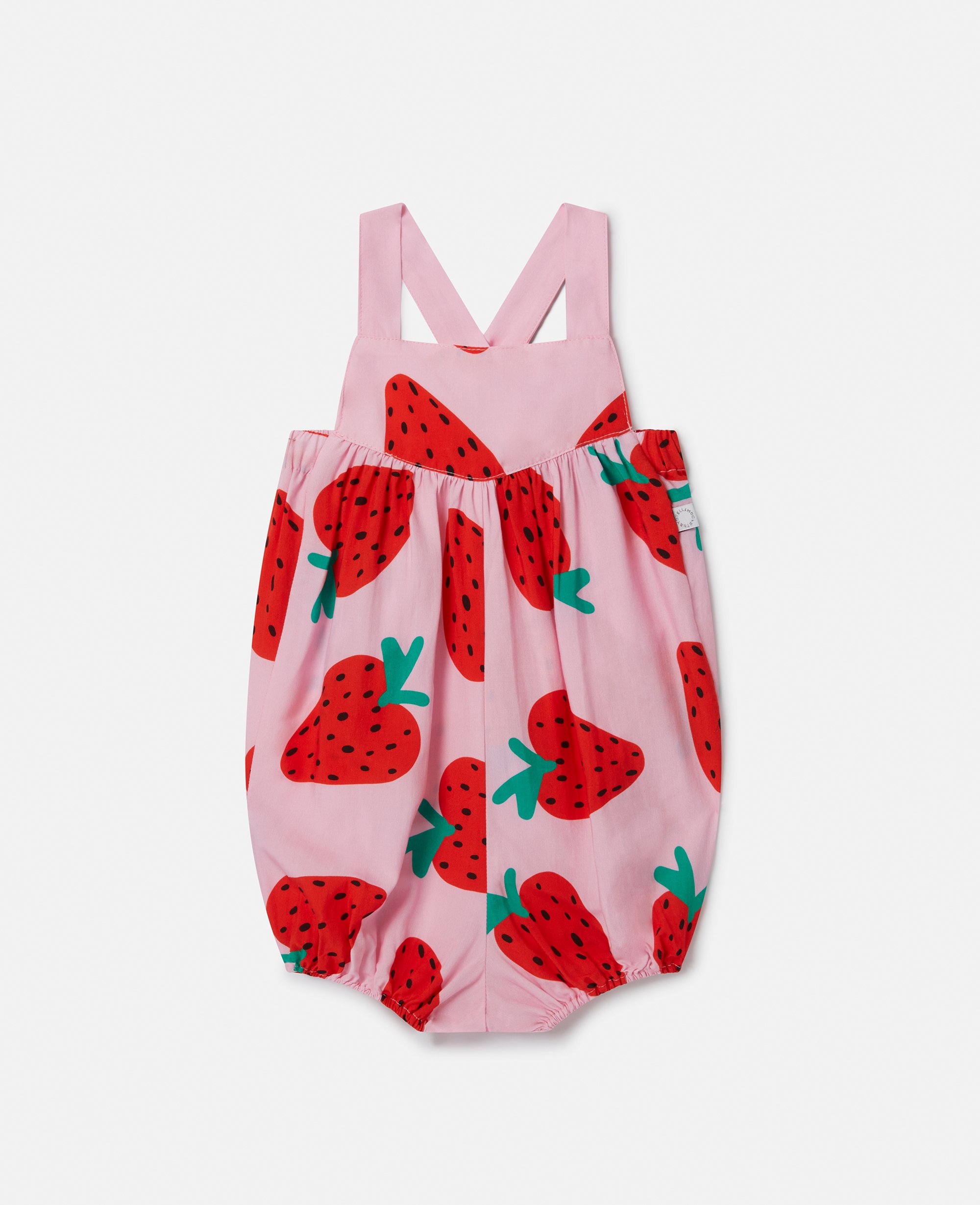 Strawberry Print Romper, , Size: 12m - Stella McCartney - Modalova