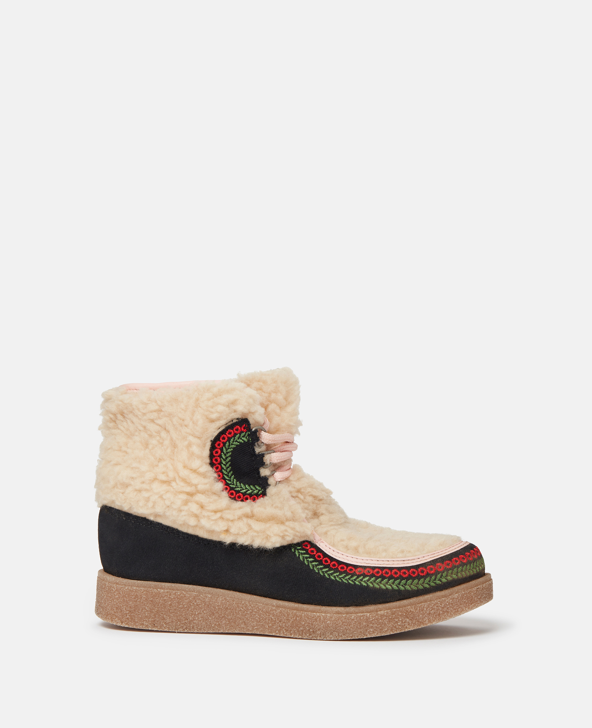 Stella Mccartney Borg Moccasin Ankle Boots